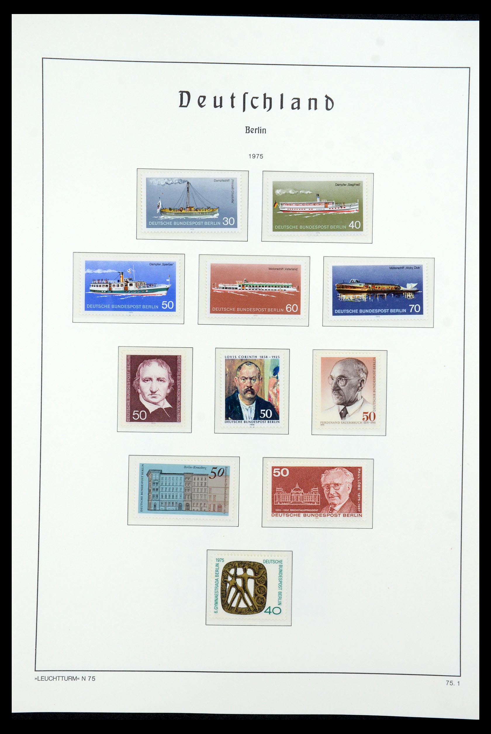 36301 051 - Stamp collection 36301 Berlin 1948-1990.