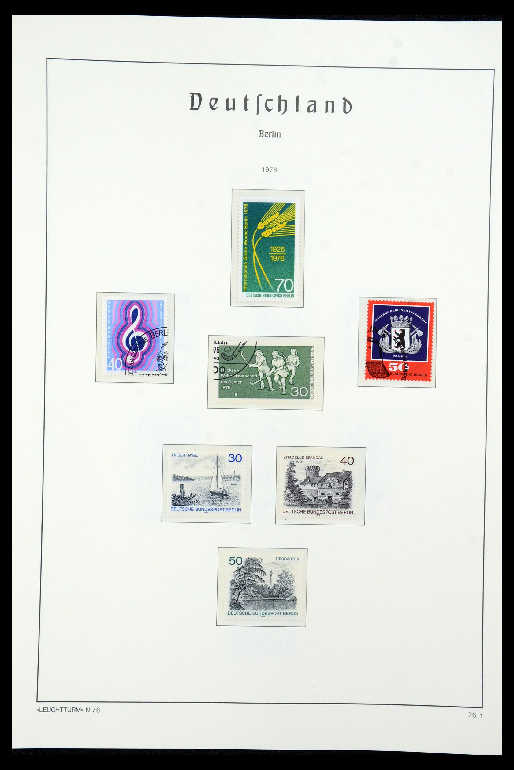 36301 054 - Stamp collection 36301 Berlin 1948-1990.
