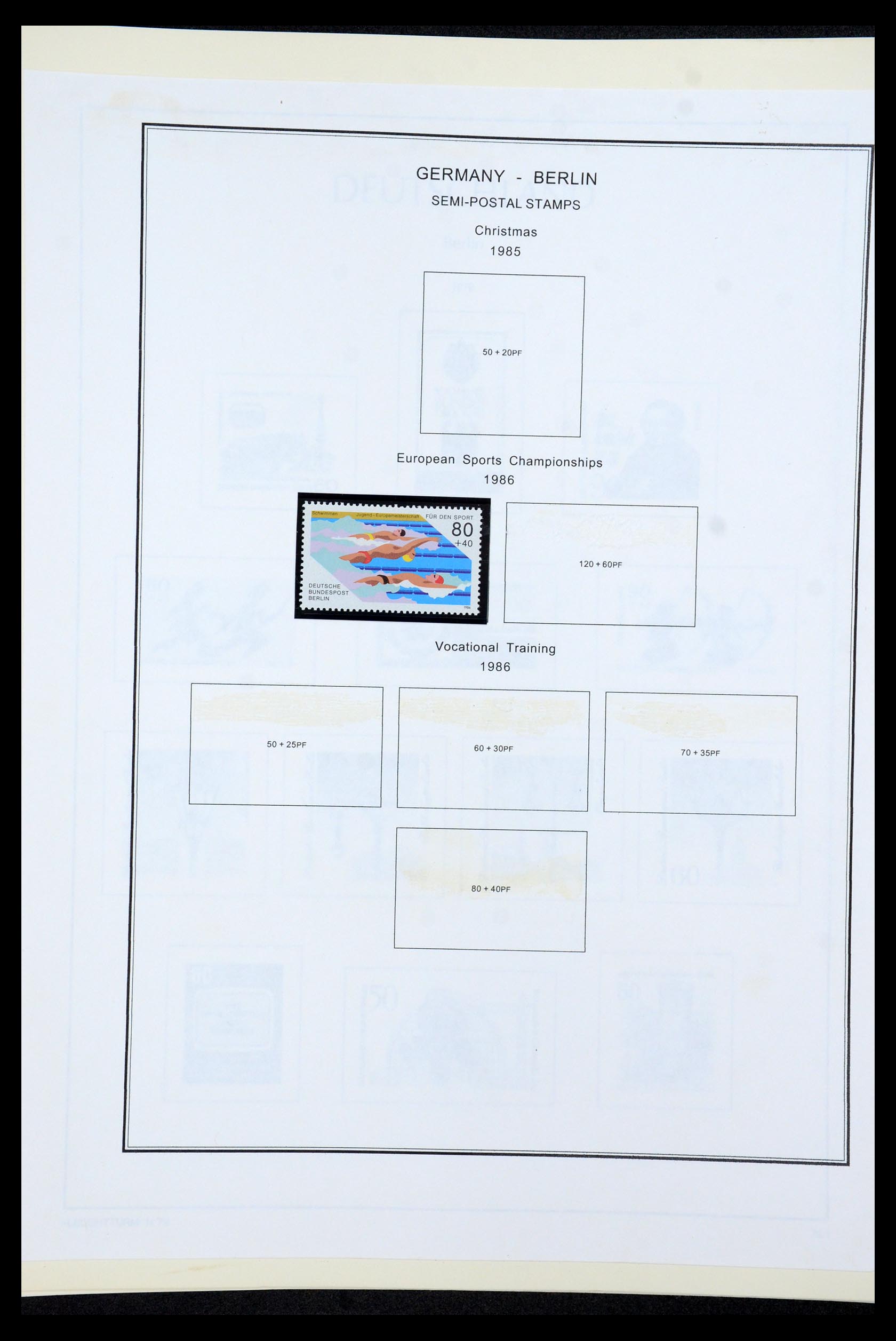 36301 083 - Stamp collection 36301 Berlin 1948-1990.