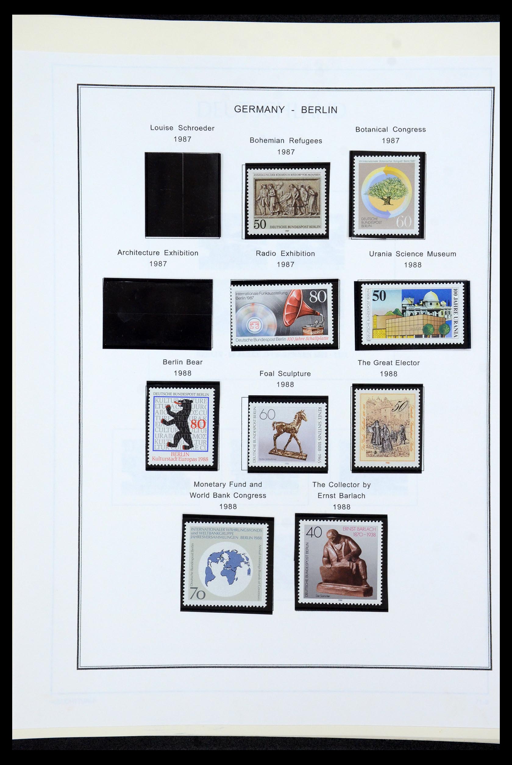 36301 086 - Postzegelverzameling 36301 Berlijn 1948-1990.
