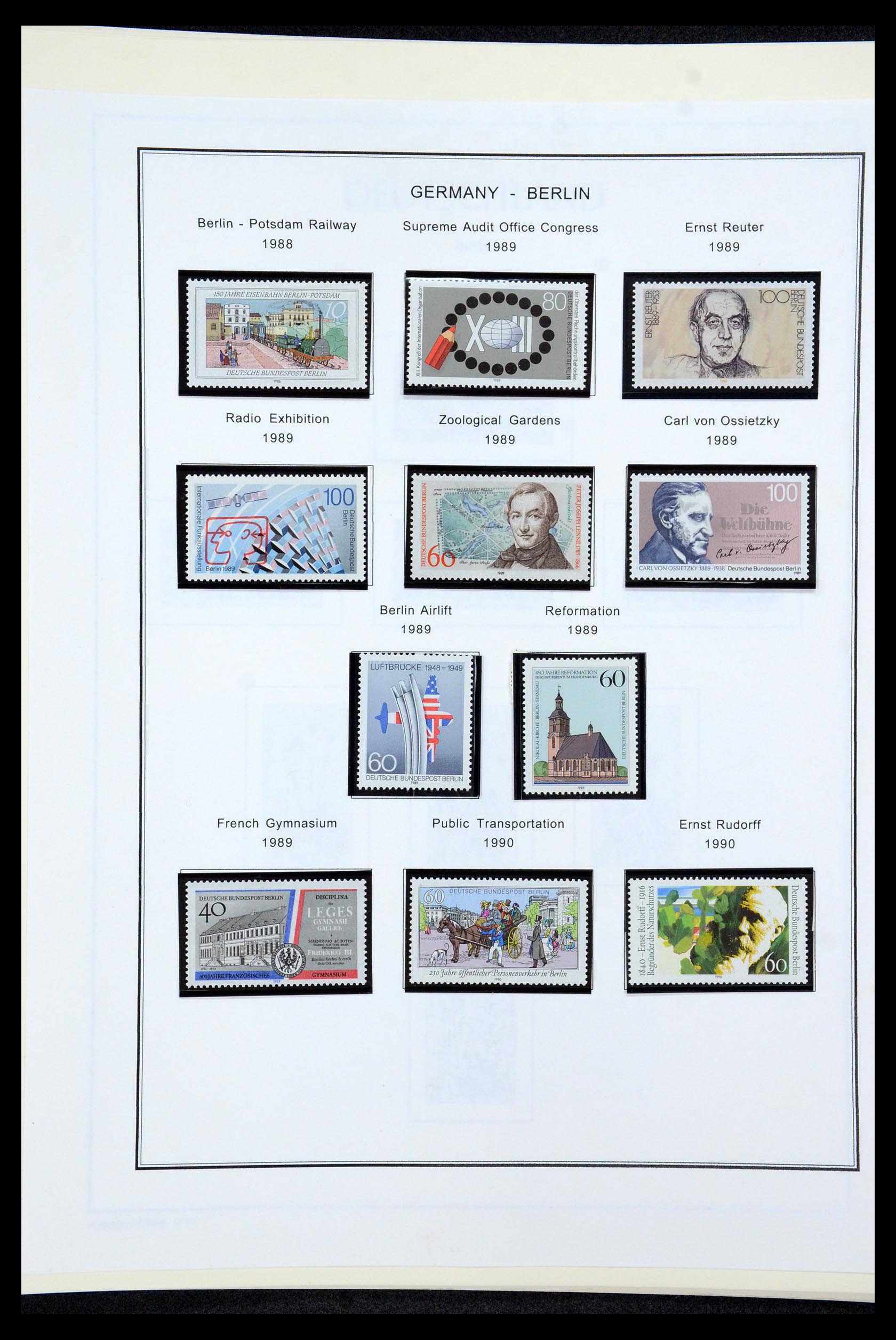 36301 089 - Postzegelverzameling 36301 Berlijn 1948-1990.