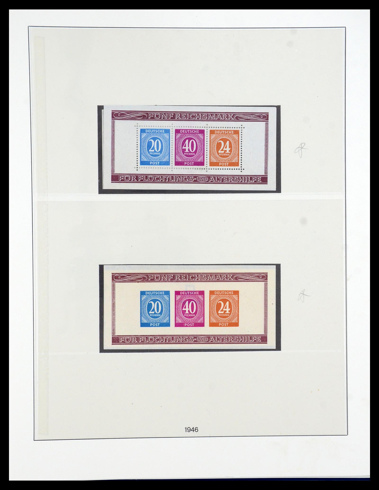 36302 002 - Stamp collection 36302 German Zones 1945-1949.