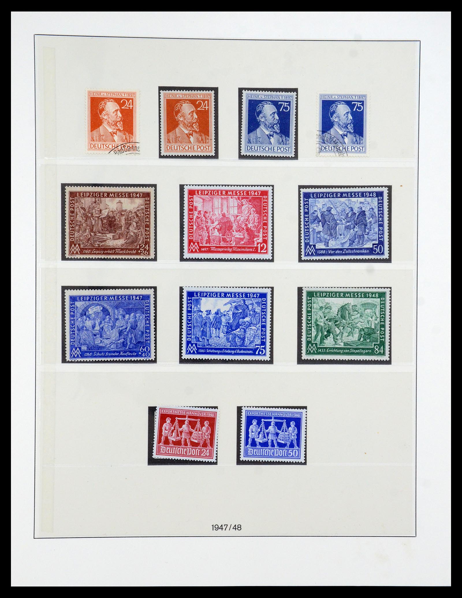 36302 003 - Stamp collection 36302 German Zones 1945-1949.