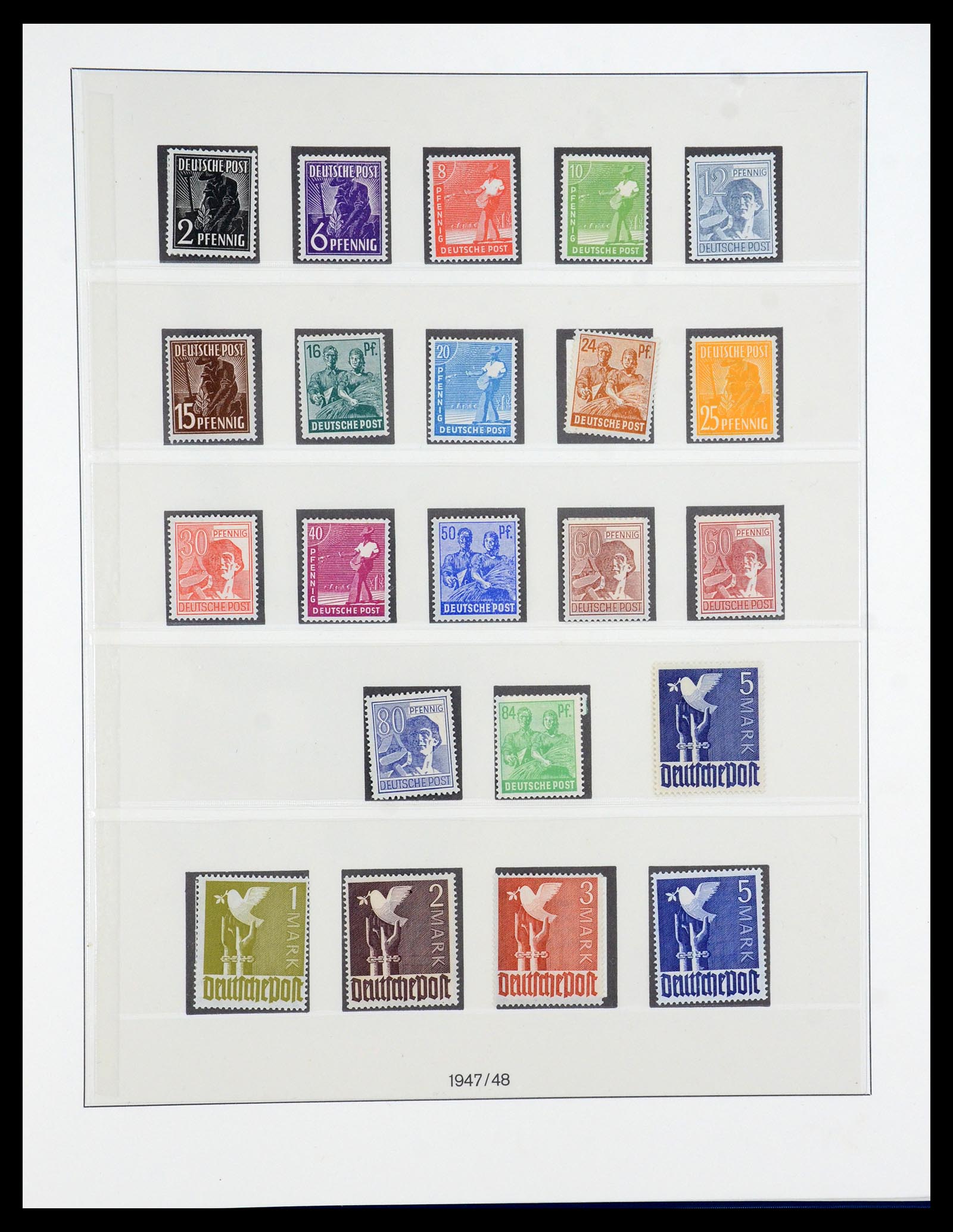 36302 004 - Postzegelverzameling 36302 Duitse Zones 1945-1949.