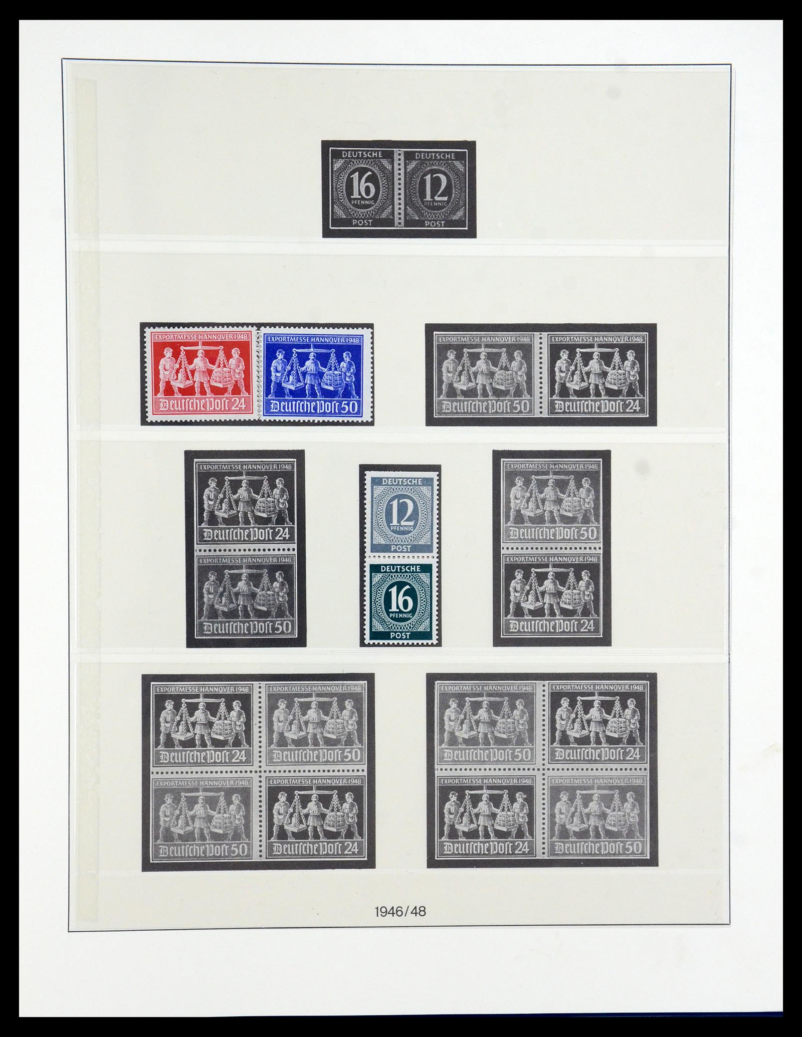 36302 005 - Stamp collection 36302 German Zones 1945-1949.