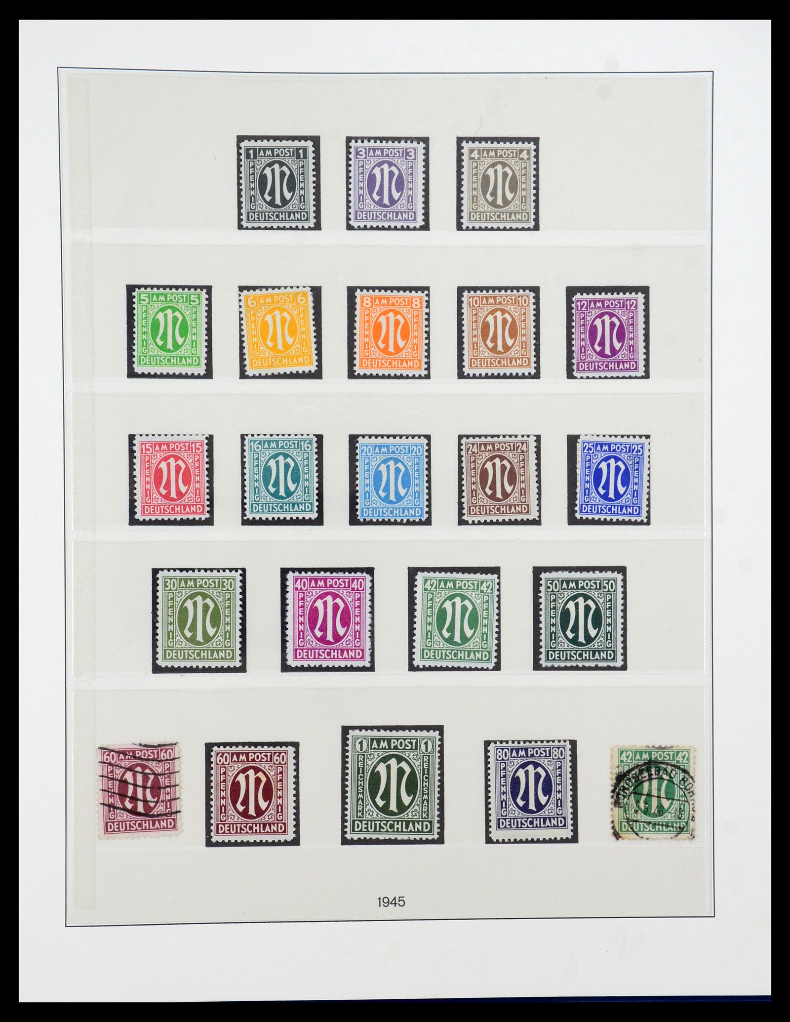 36302 008 - Postzegelverzameling 36302 Duitse Zones 1945-1949.