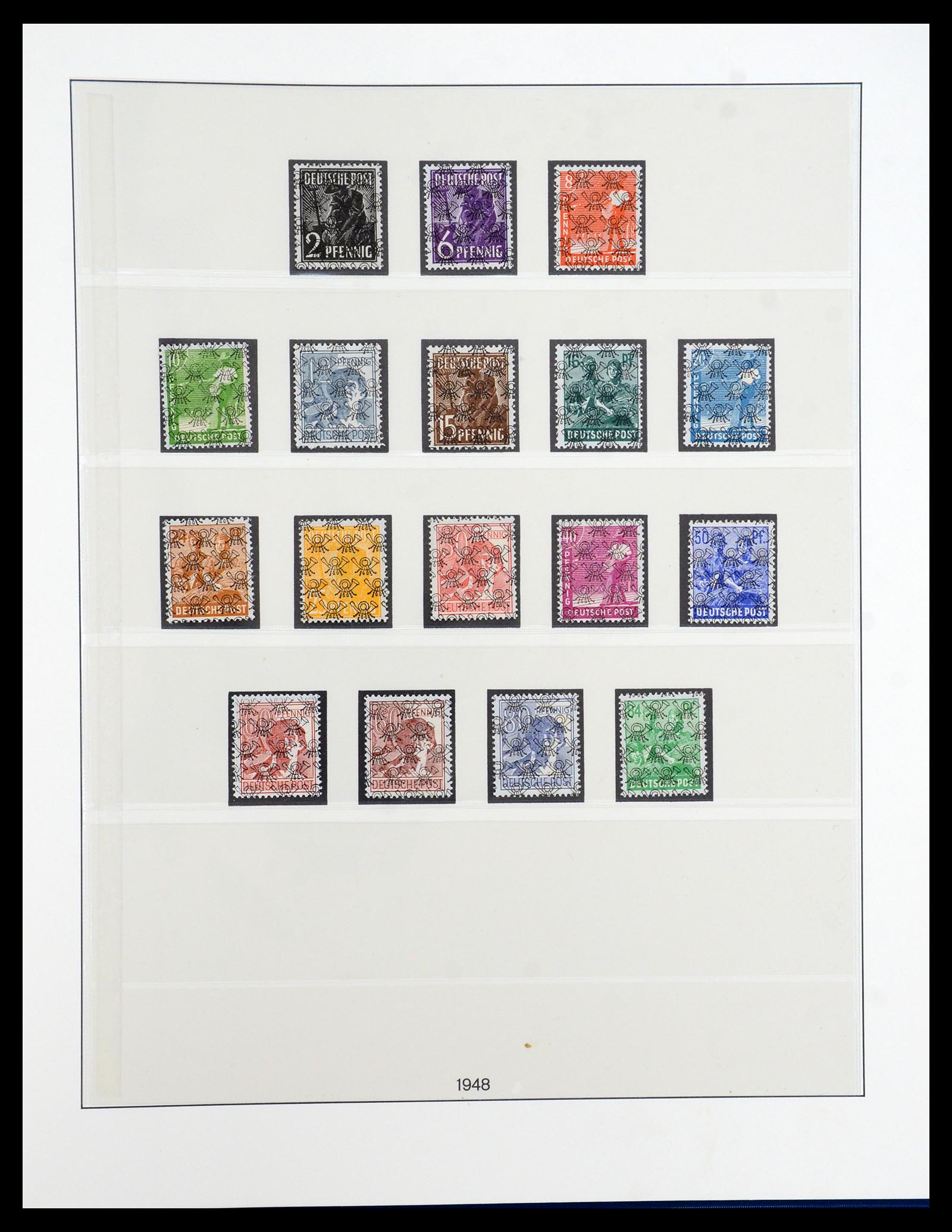 36302 009 - Stamp collection 36302 German Zones 1945-1949.