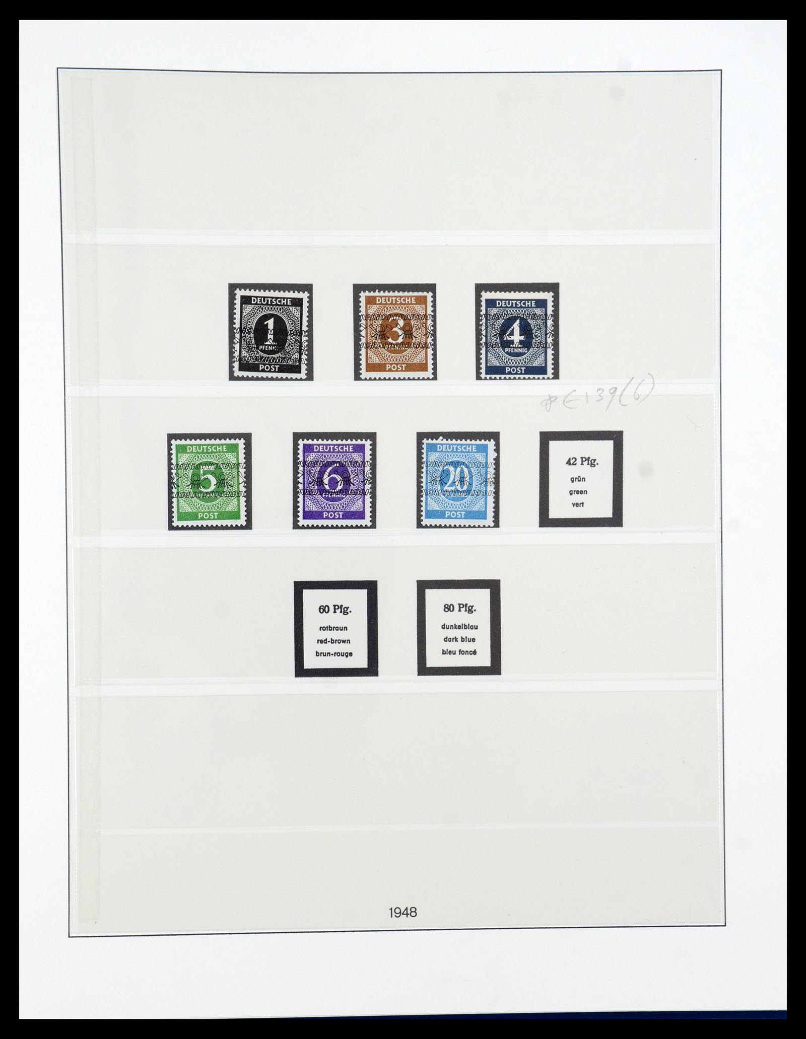 36302 013 - Postzegelverzameling 36302 Duitse Zones 1945-1949.