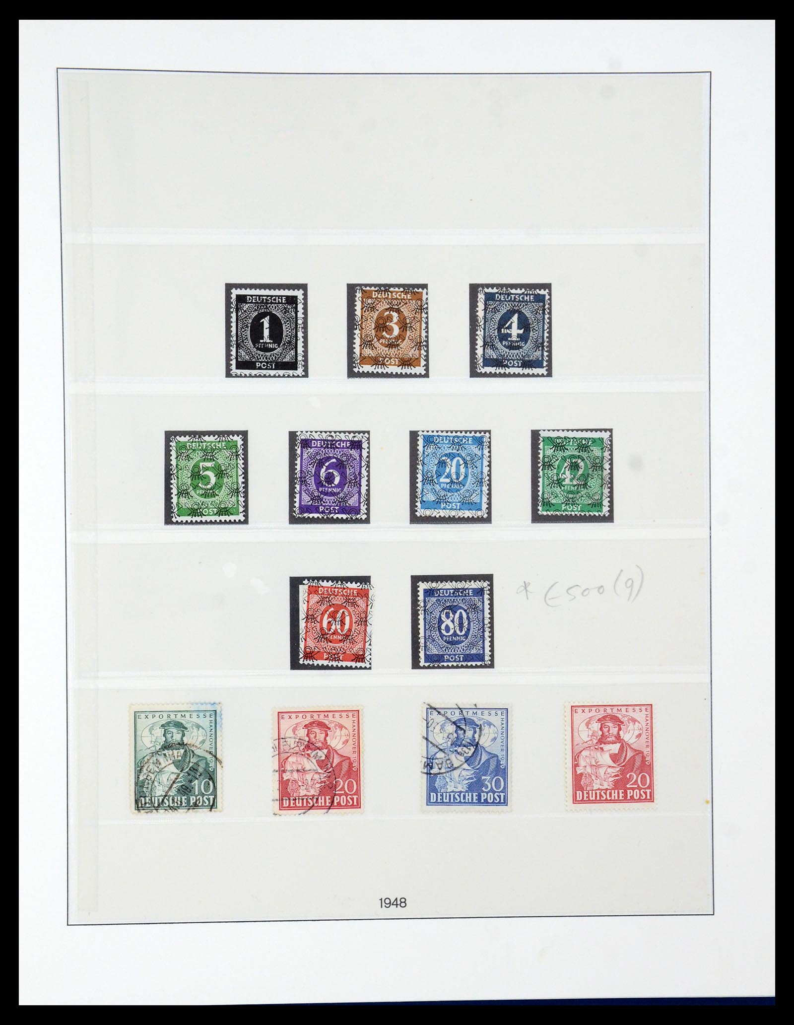 36302 014 - Stamp collection 36302 German Zones 1945-1949.