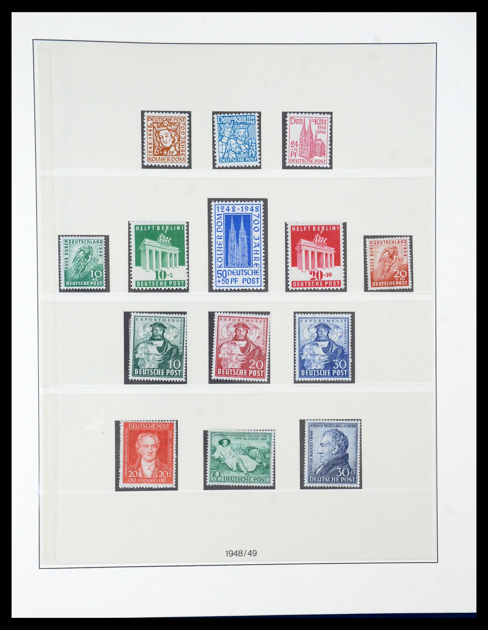 36302 015 - Stamp collection 36302 German Zones 1945-1949.
