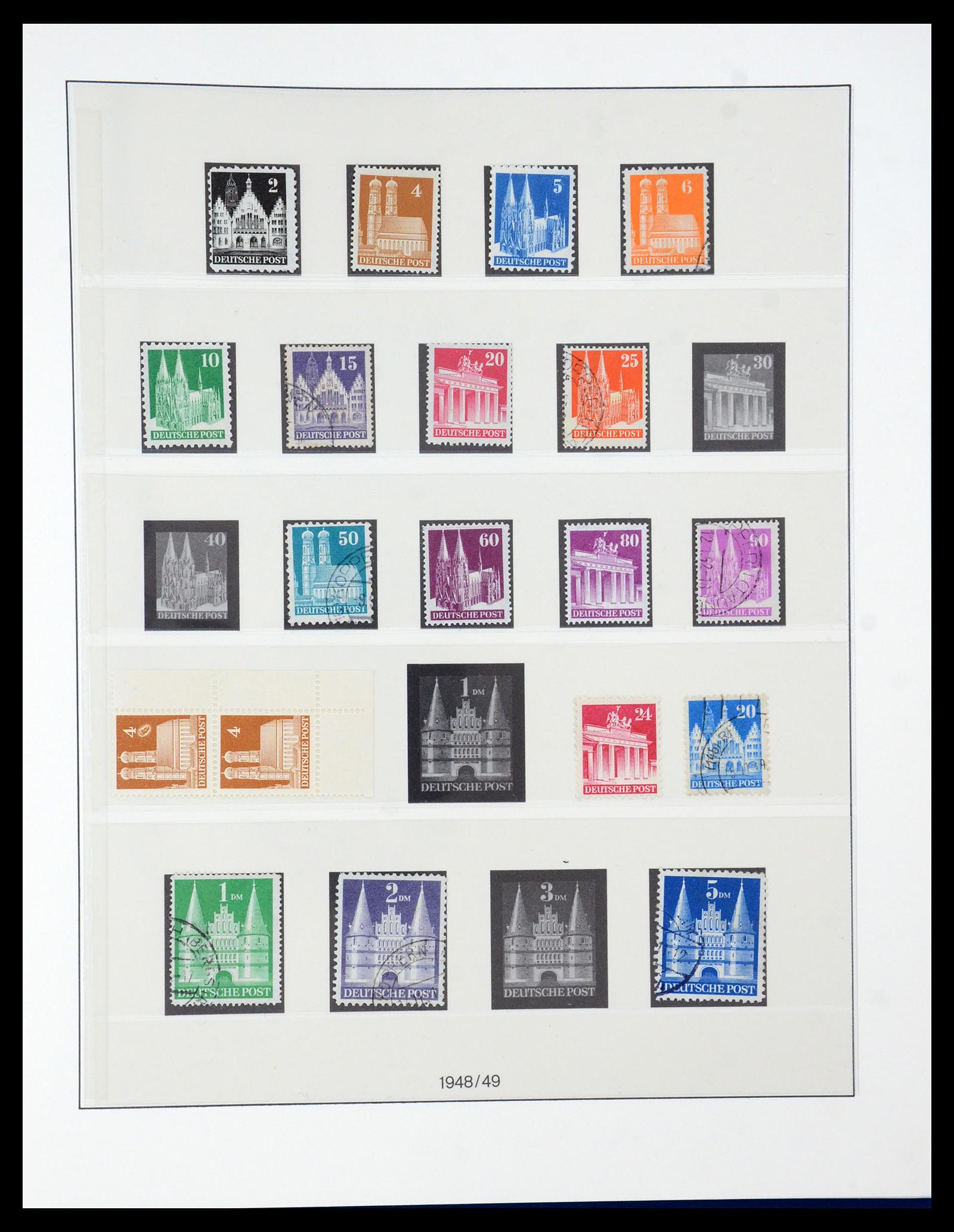 36302 017 - Postzegelverzameling 36302 Duitse Zones 1945-1949.