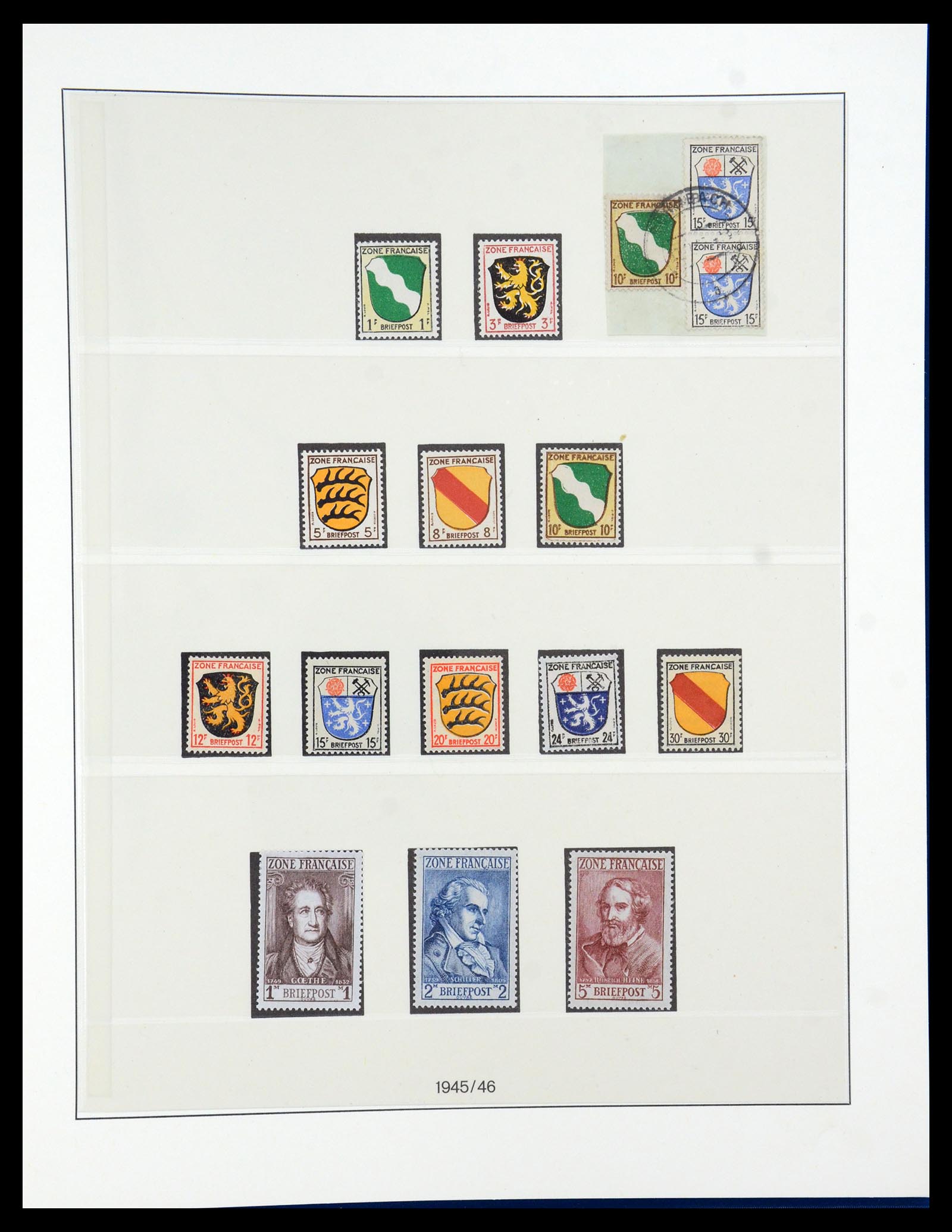 36302 018 - Stamp collection 36302 German Zones 1945-1949.