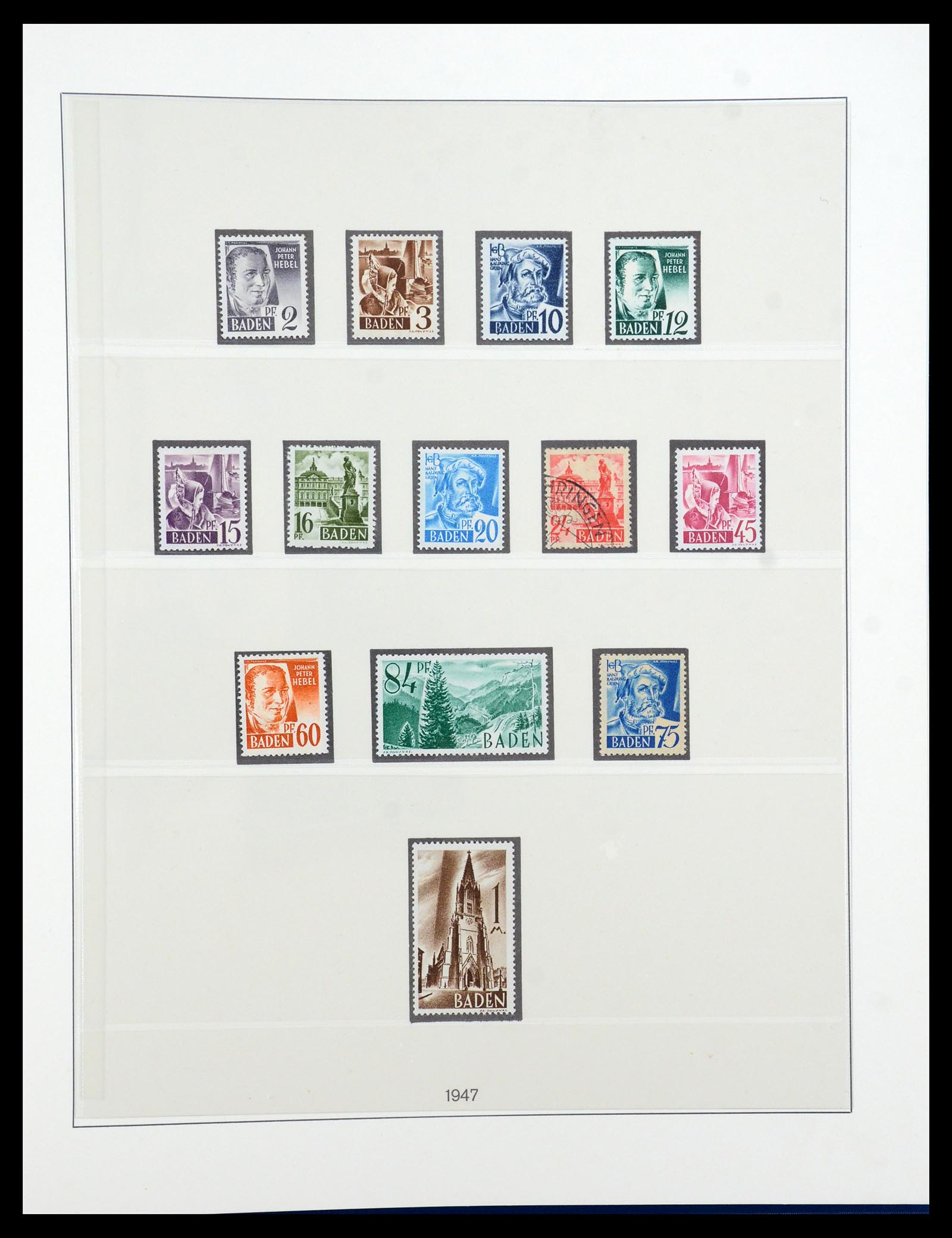 36302 019 - Stamp collection 36302 German Zones 1945-1949.