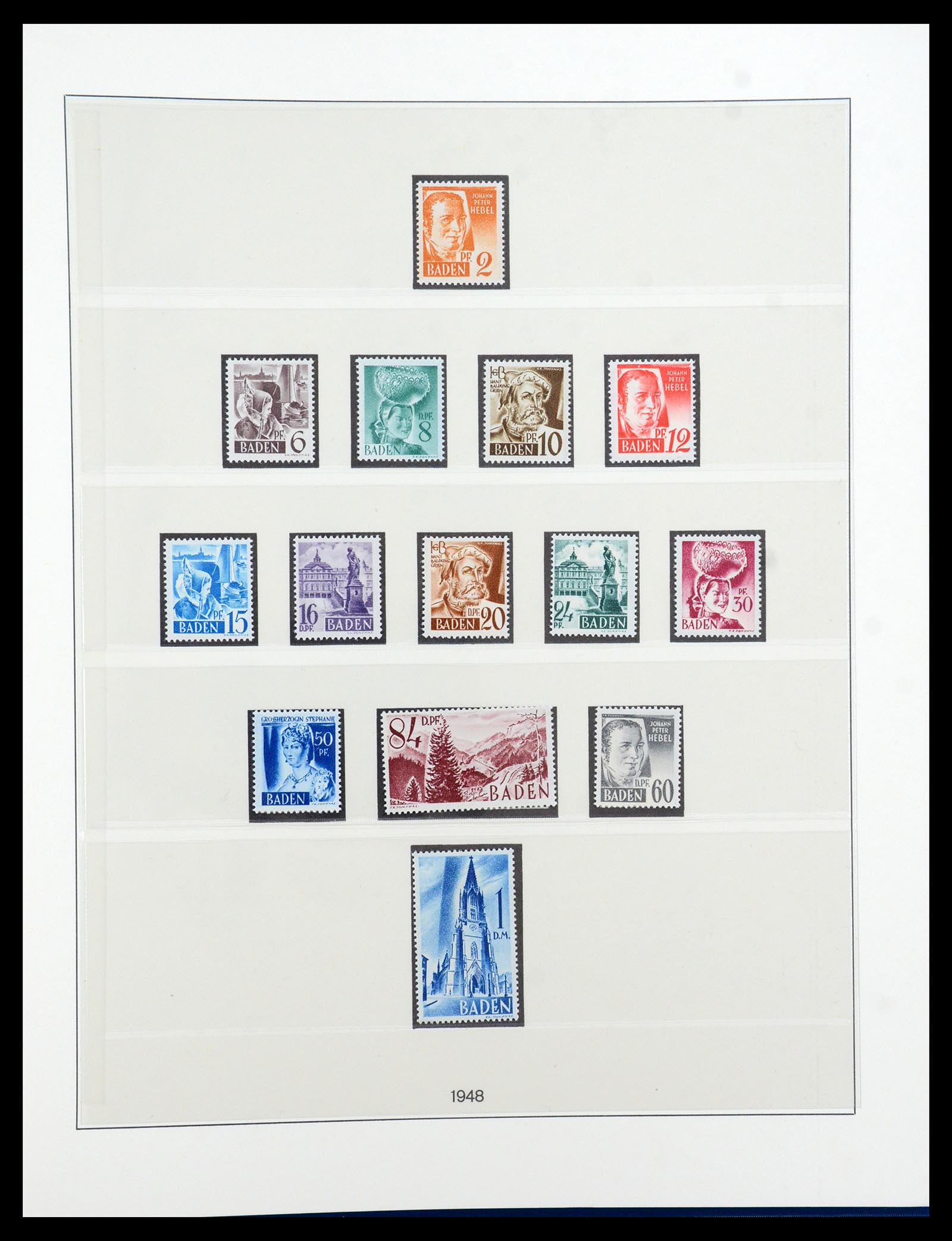 36302 020 - Stamp collection 36302 German Zones 1945-1949.