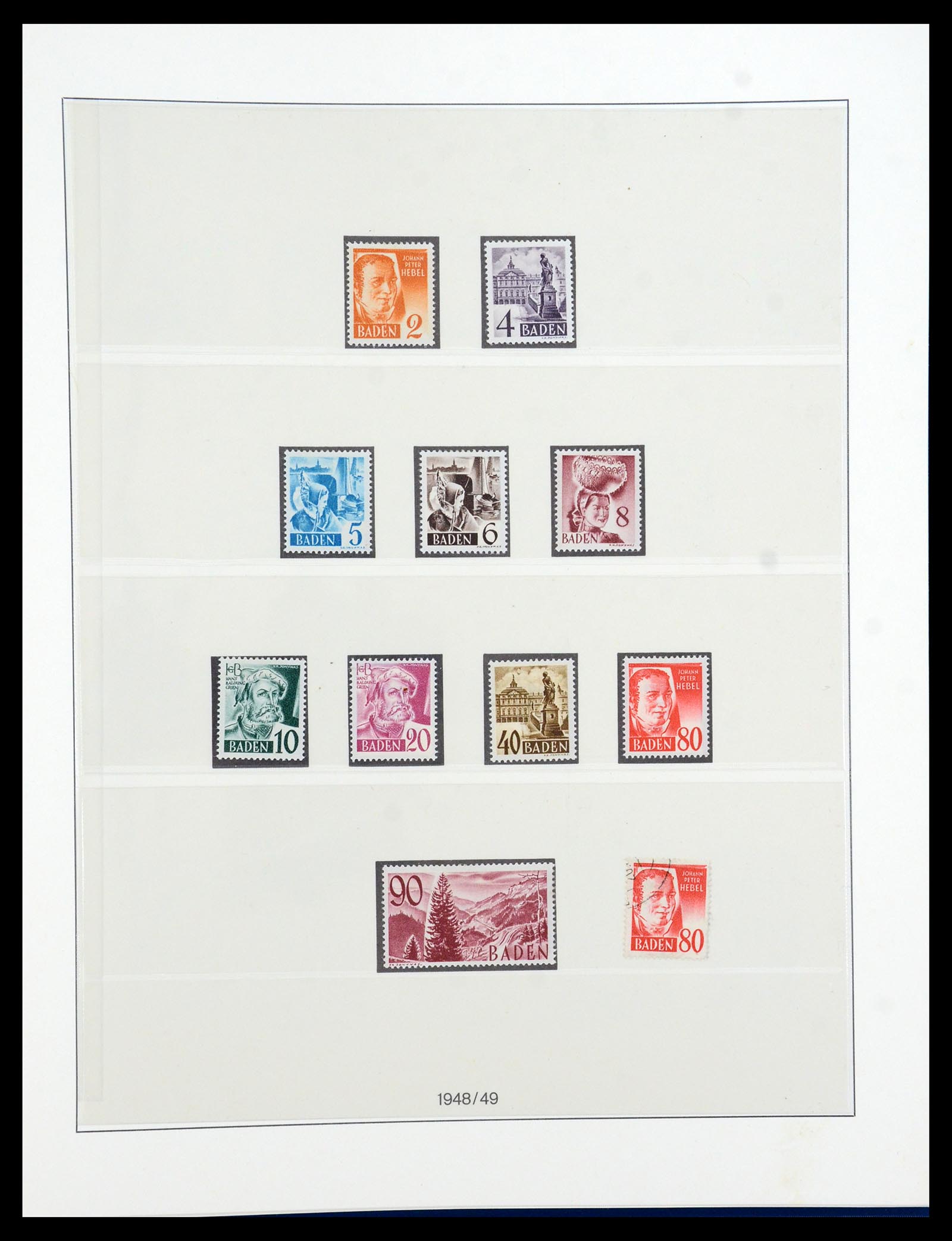 36302 021 - Postzegelverzameling 36302 Duitse Zones 1945-1949.