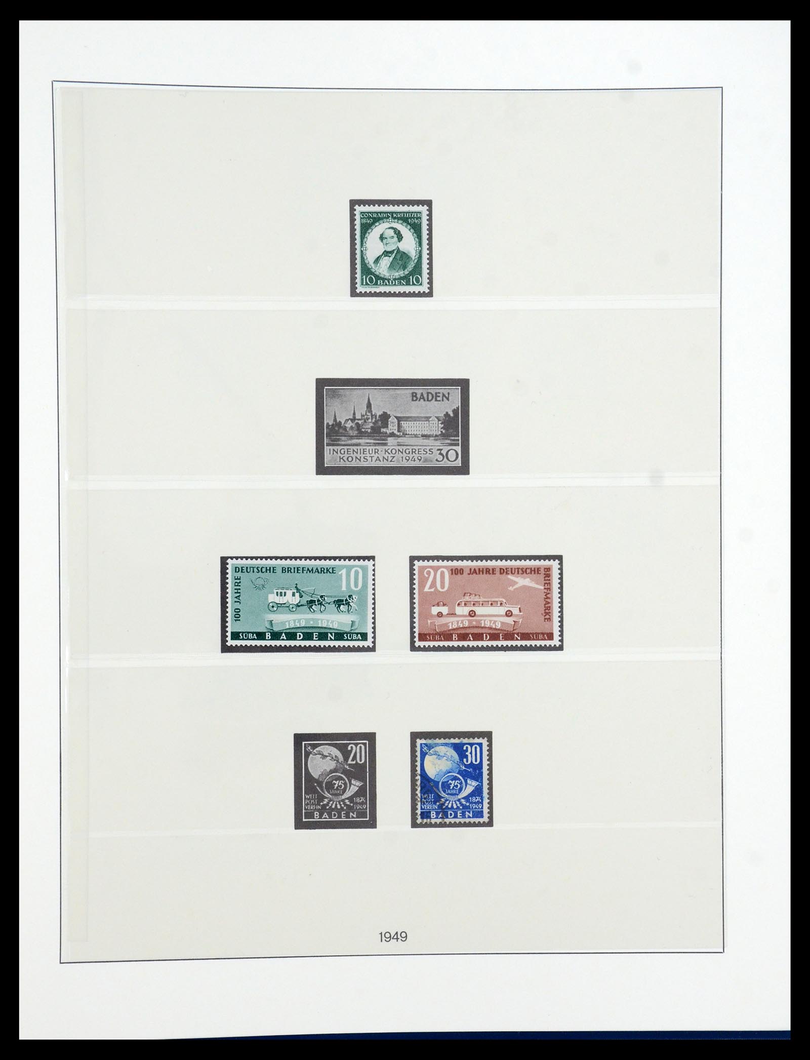 36302 024 - Postzegelverzameling 36302 Duitse Zones 1945-1949.