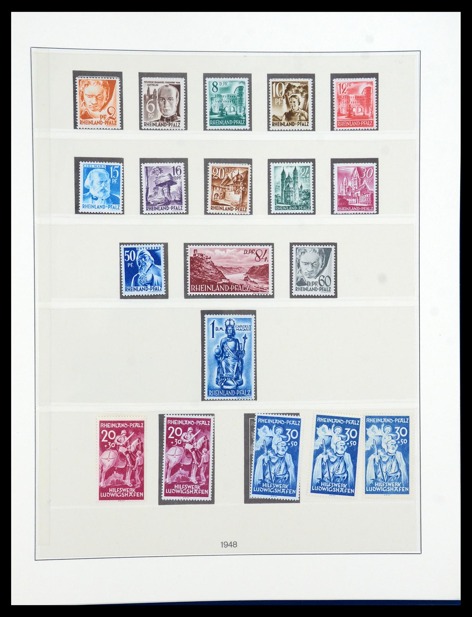 36302 026 - Postzegelverzameling 36302 Duitse Zones 1945-1949.