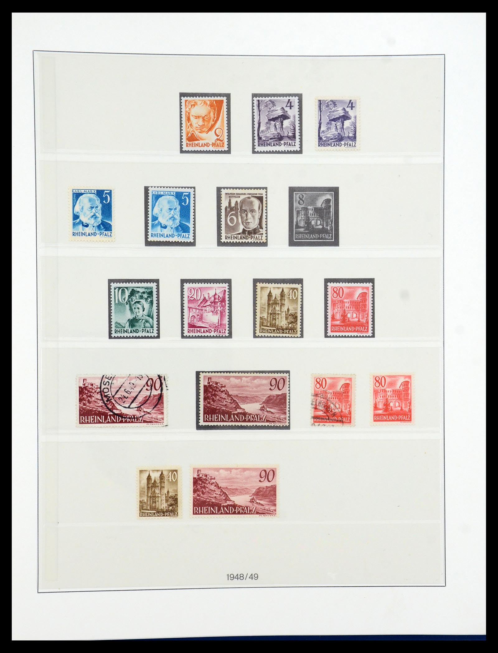36302 027 - Postzegelverzameling 36302 Duitse Zones 1945-1949.
