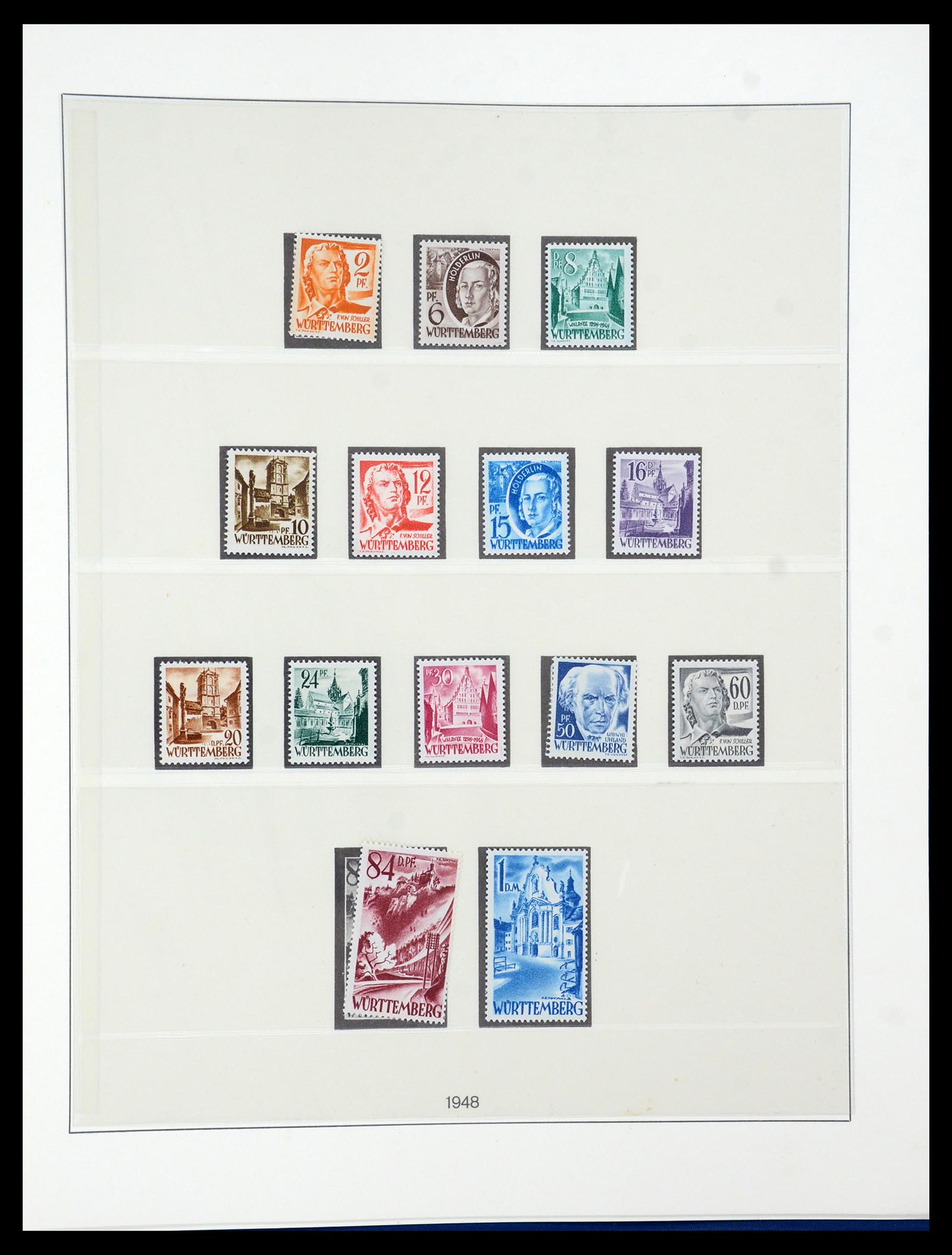 36302 032 - Postzegelverzameling 36302 Duitse Zones 1945-1949.