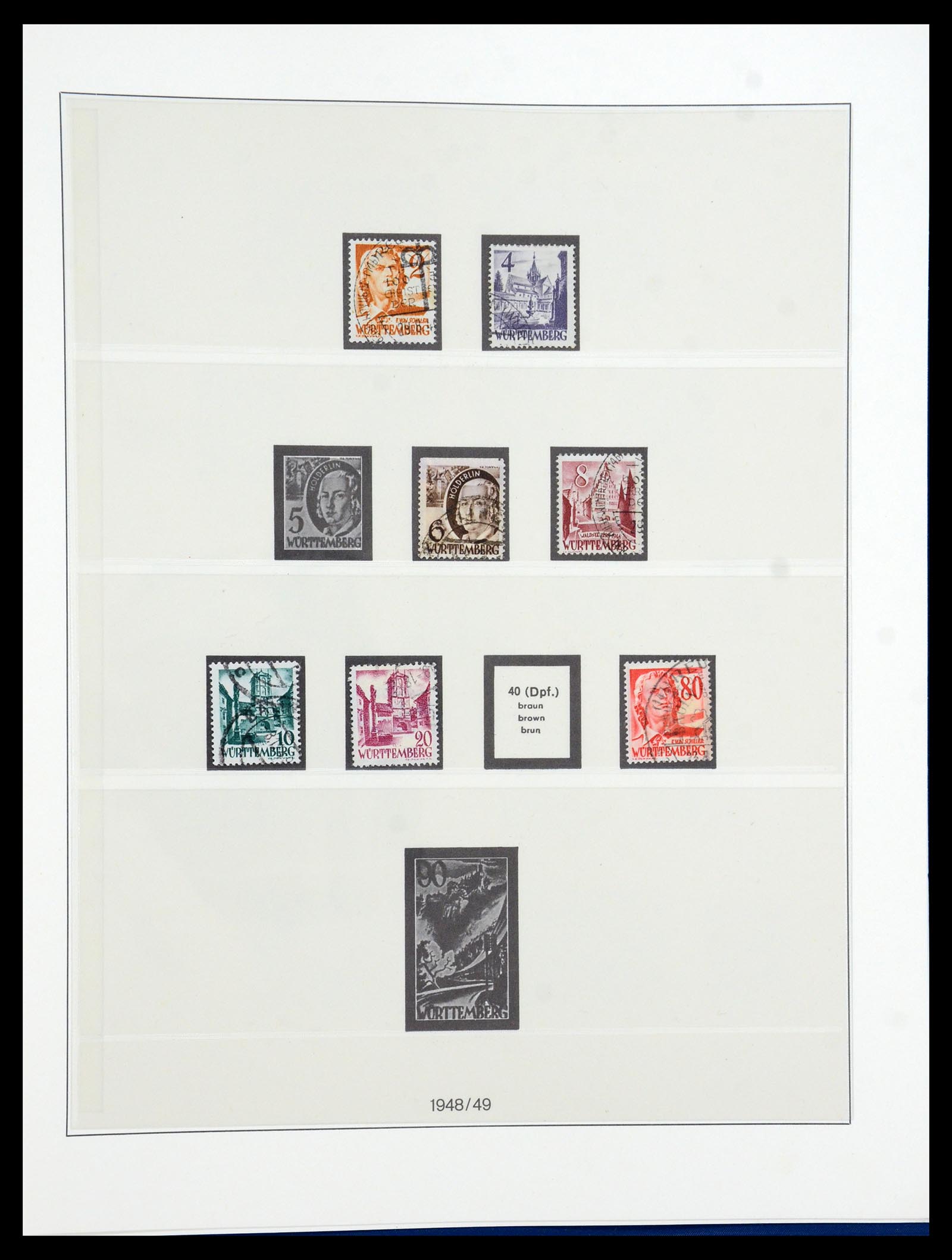 36302 033 - Postzegelverzameling 36302 Duitse Zones 1945-1949.