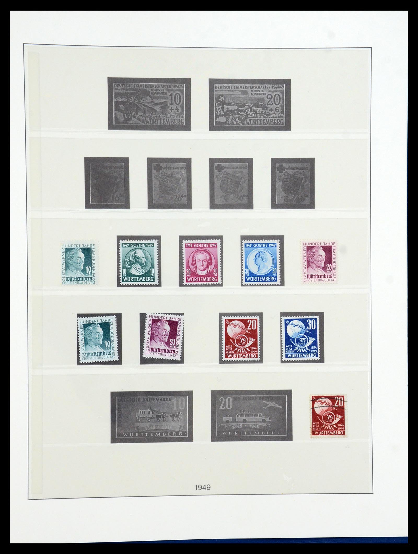 36302 034 - Postzegelverzameling 36302 Duitse Zones 1945-1949.