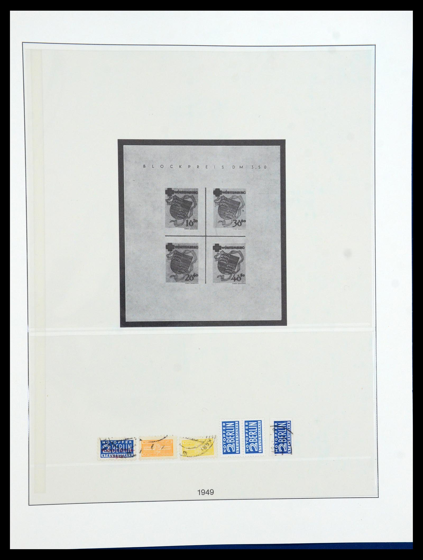 36302 035 - Postzegelverzameling 36302 Duitse Zones 1945-1949.