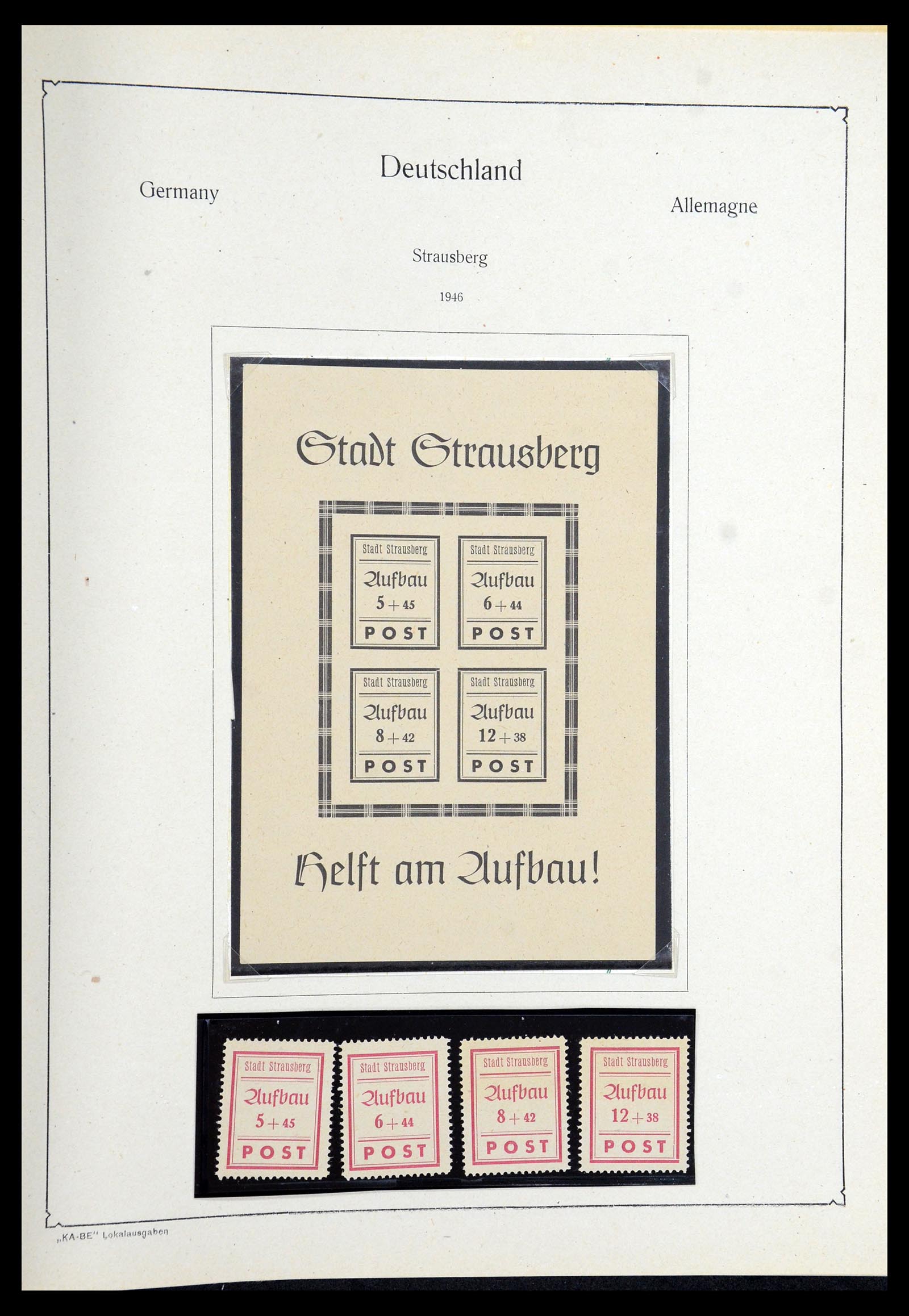 36303 063 - Stamp collection 36303 German Zones and local 1945-1948.