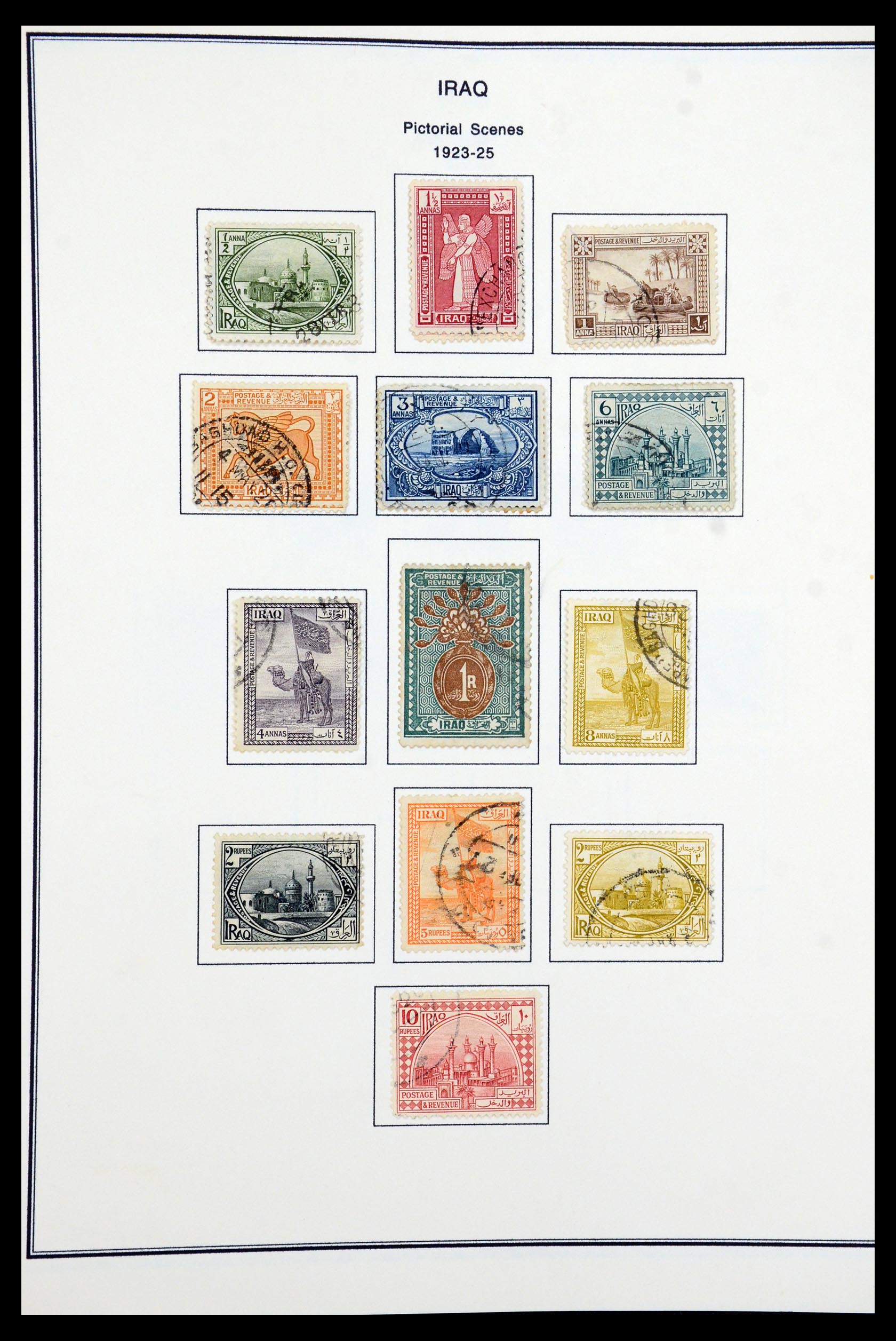 36306 001 - Stamp collection 36306 Iraq 1923-1969.