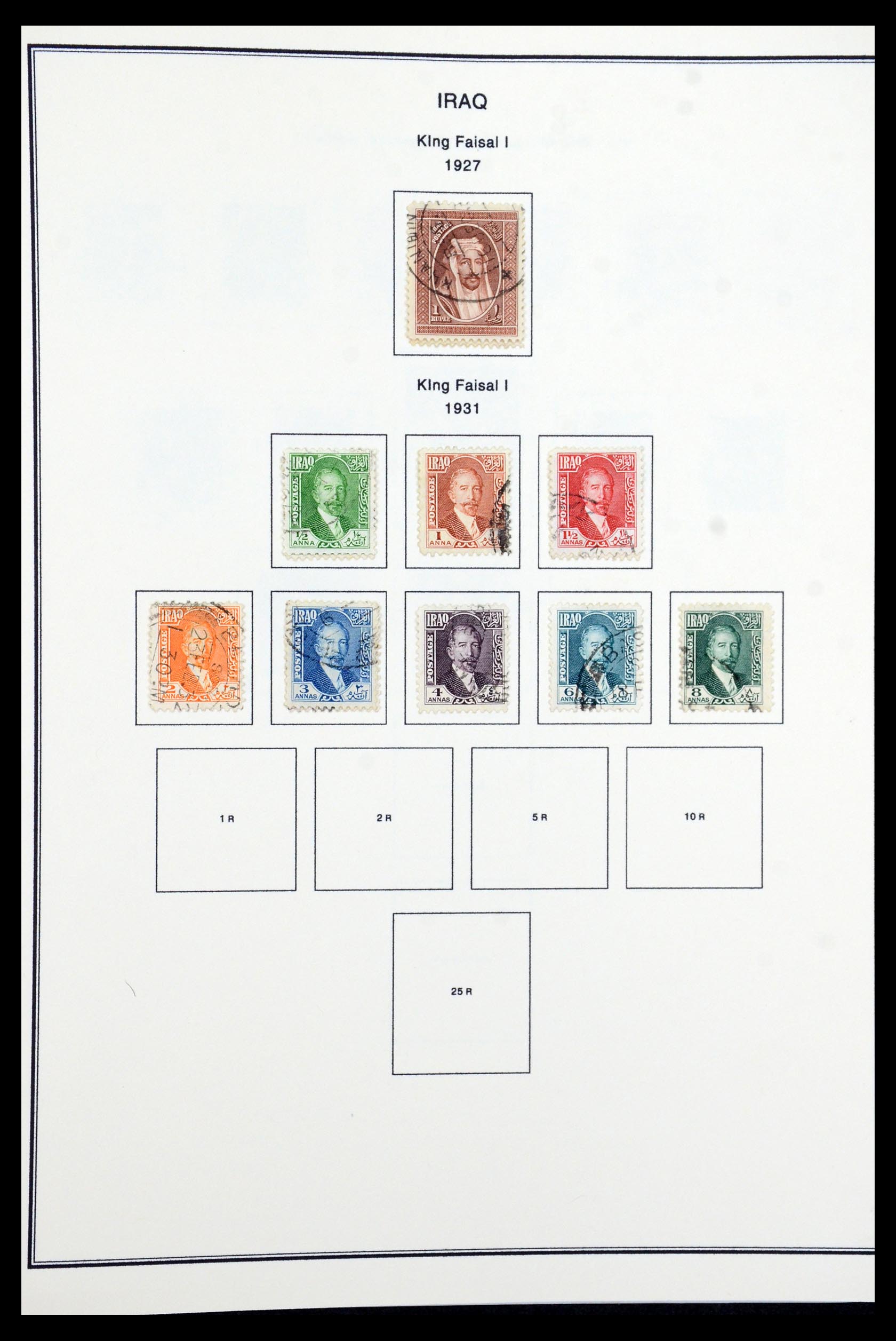 36306 002 - Postzegelverzameling 36306 Irak 1923-1969.