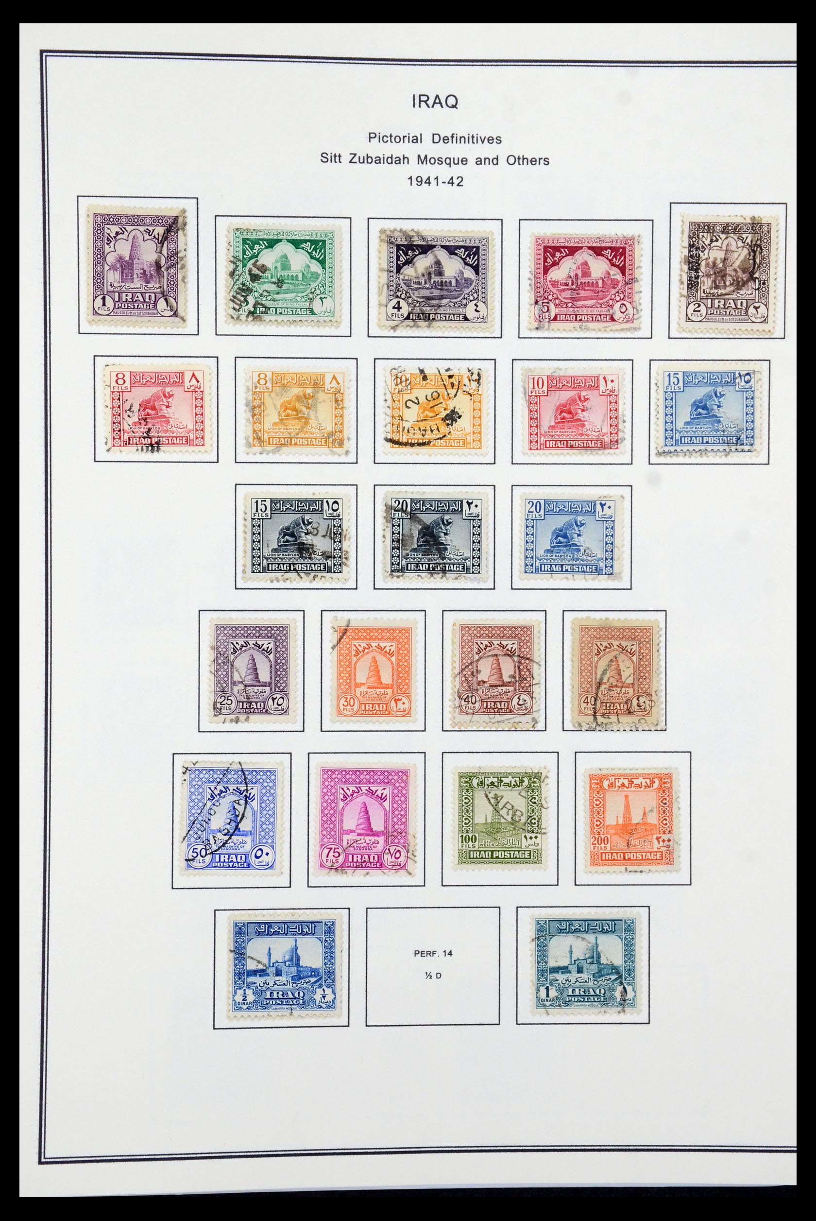 36306 006 - Postzegelverzameling 36306 Irak 1923-1969.