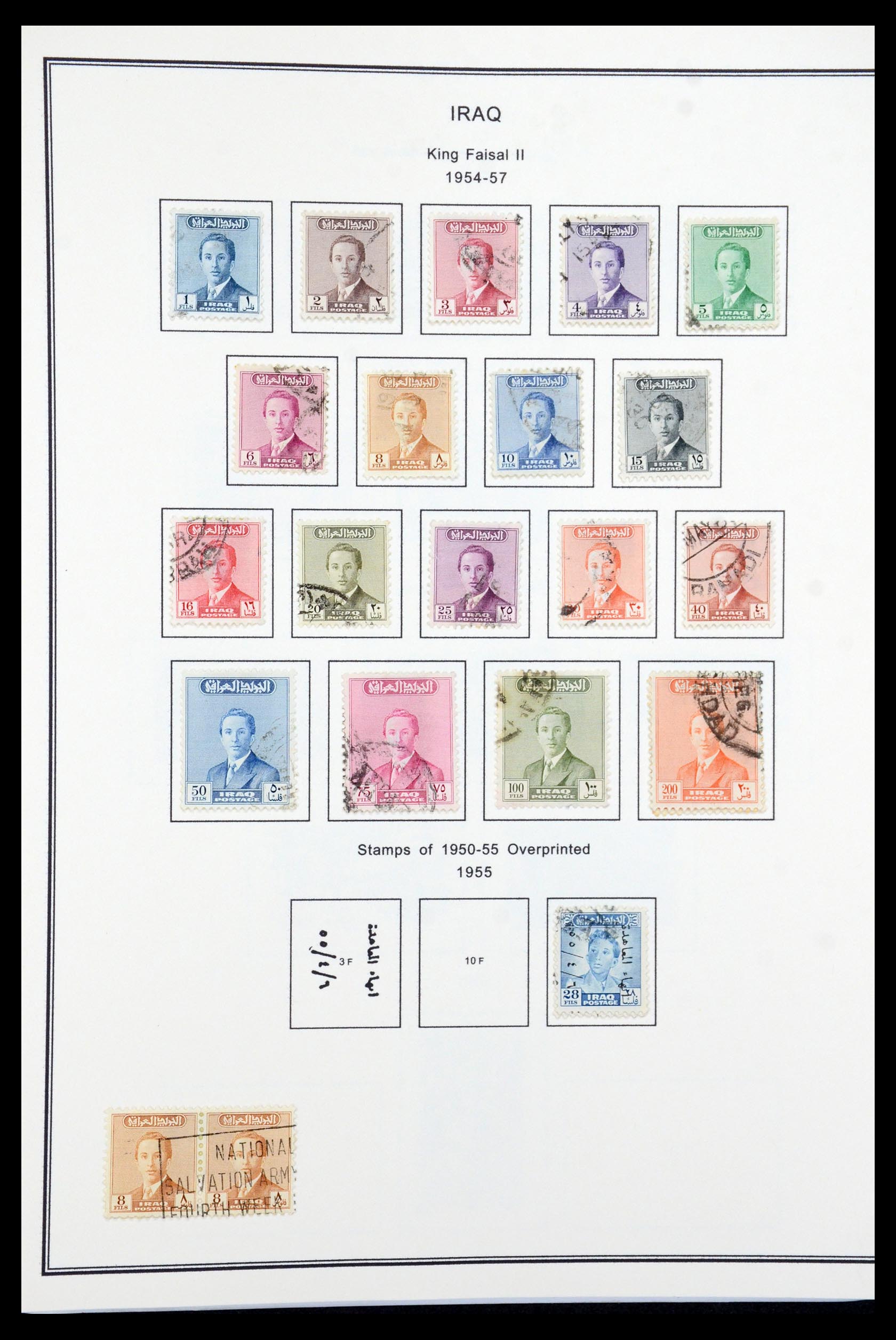 36306 009 - Postzegelverzameling 36306 Irak 1923-1969.