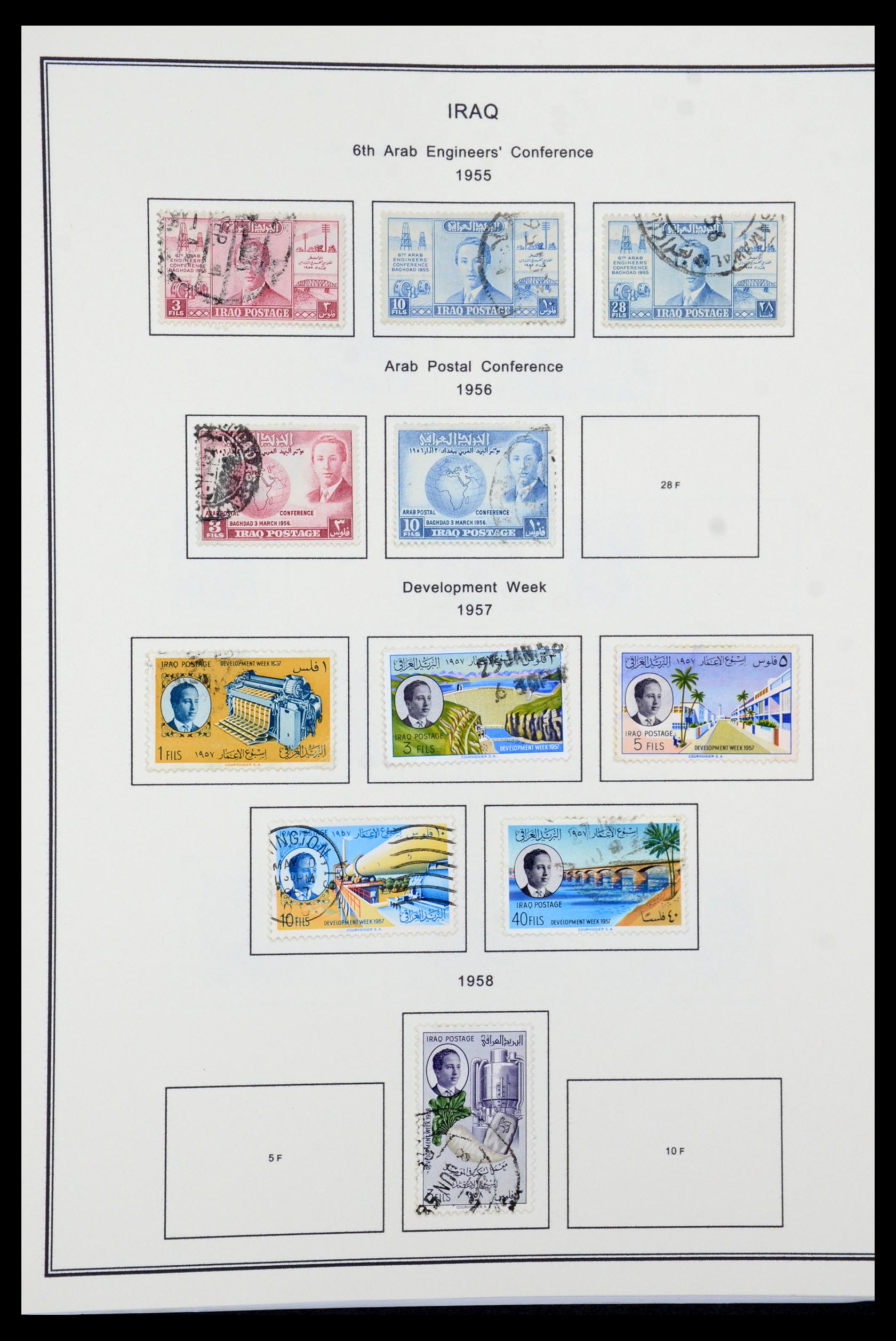 36306 010 - Postzegelverzameling 36306 Irak 1923-1969.
