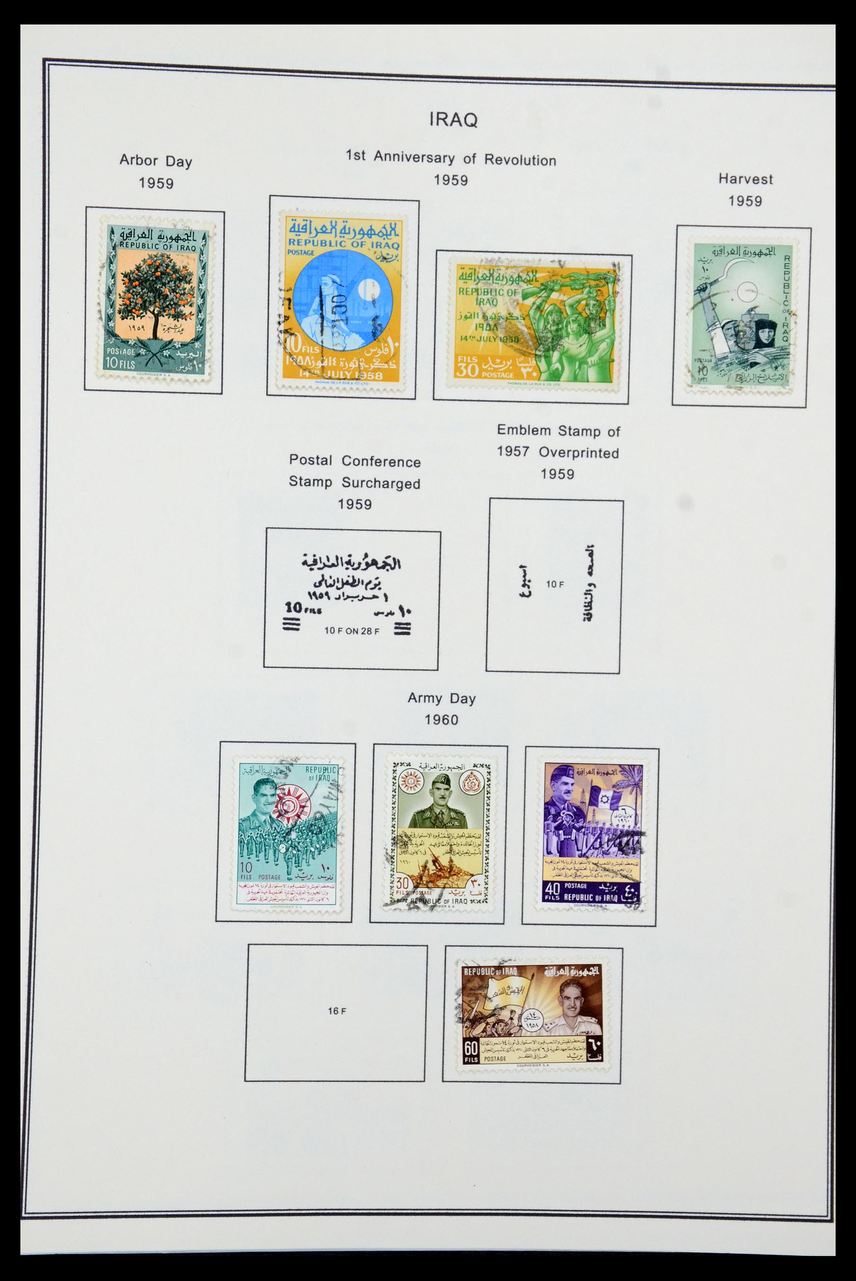 36306 015 - Postzegelverzameling 36306 Irak 1923-1969.