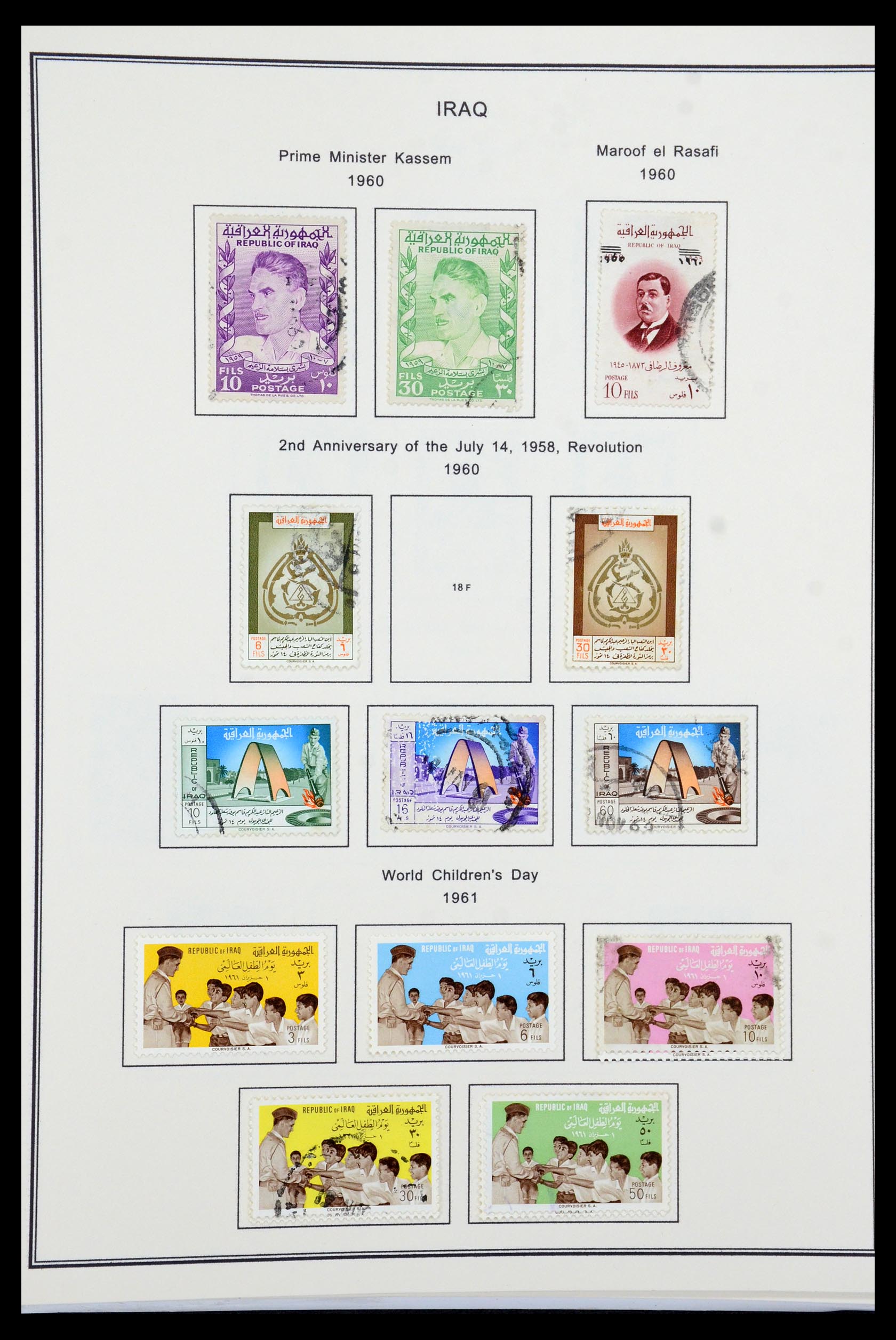 36306 016 - Postzegelverzameling 36306 Irak 1923-1969.