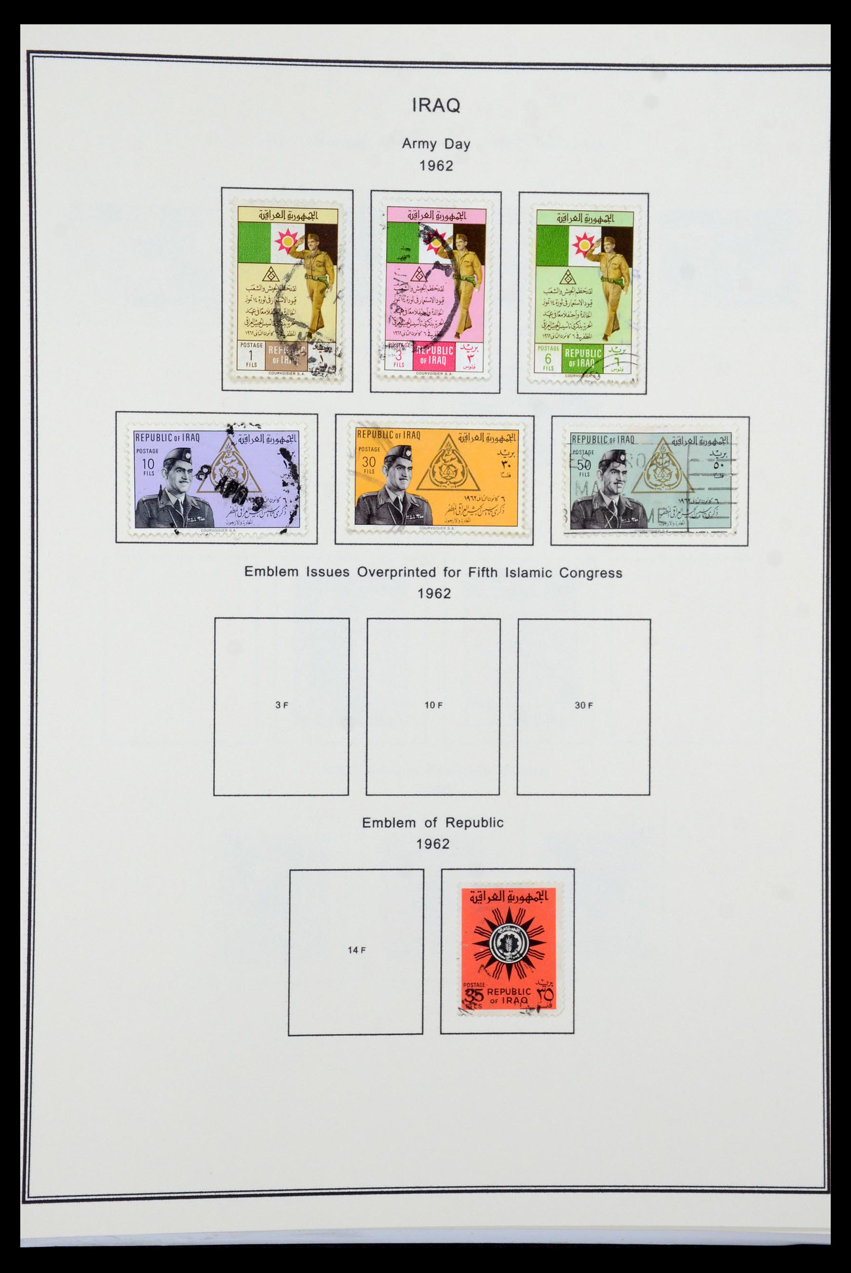 36306 018 - Postzegelverzameling 36306 Irak 1923-1969.