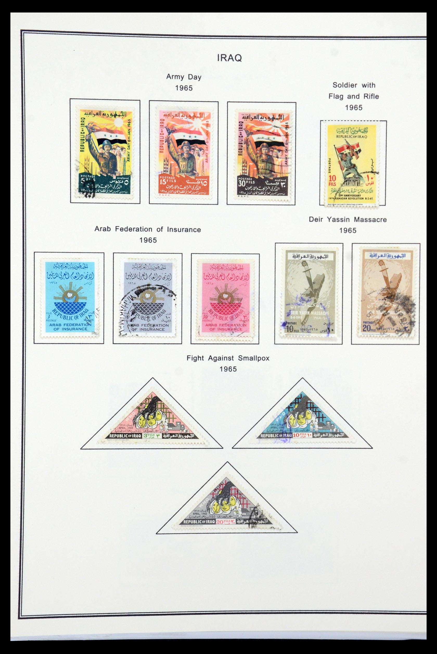 36306 024 - Postzegelverzameling 36306 Irak 1923-1969.