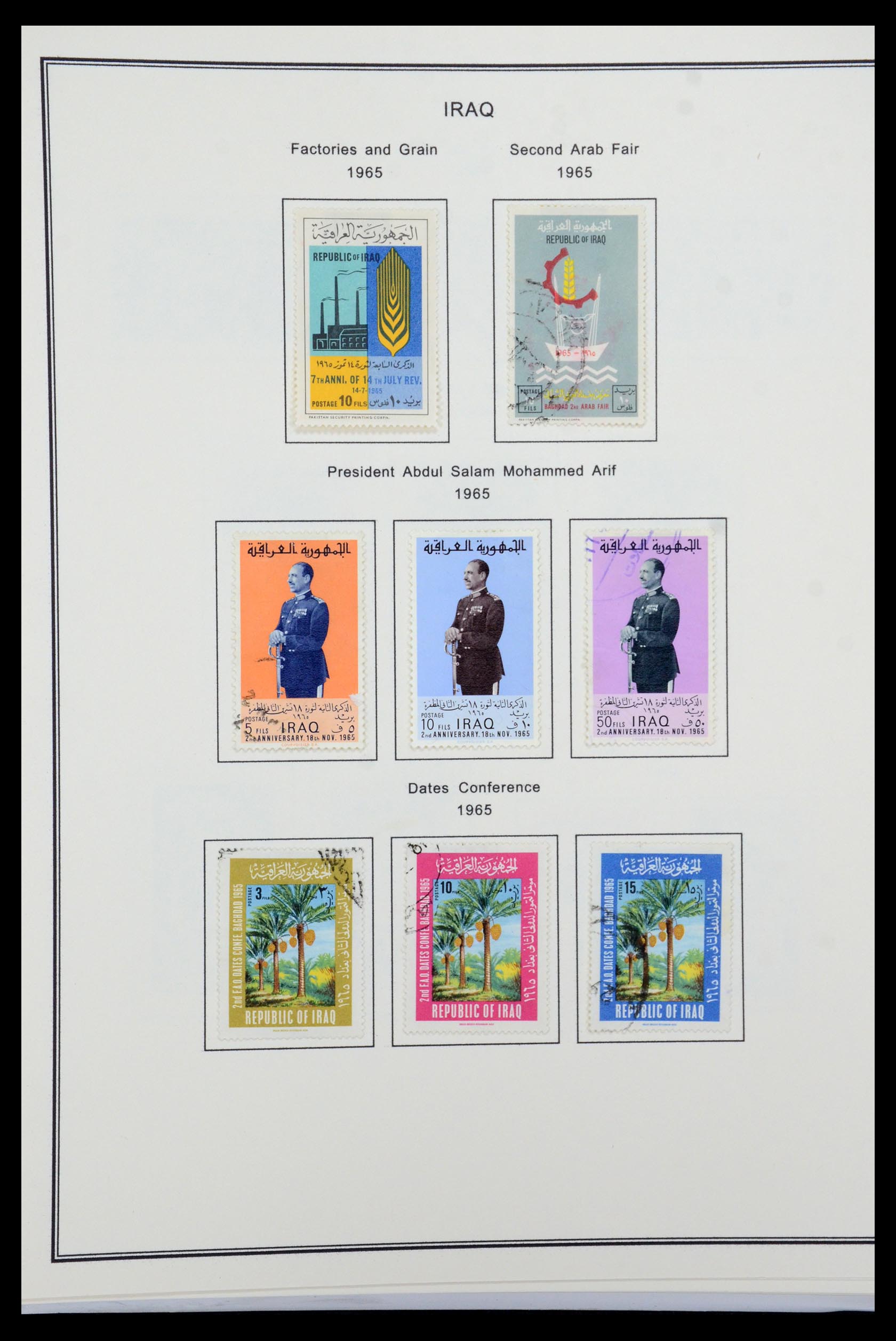 36306 026 - Postzegelverzameling 36306 Irak 1923-1969.