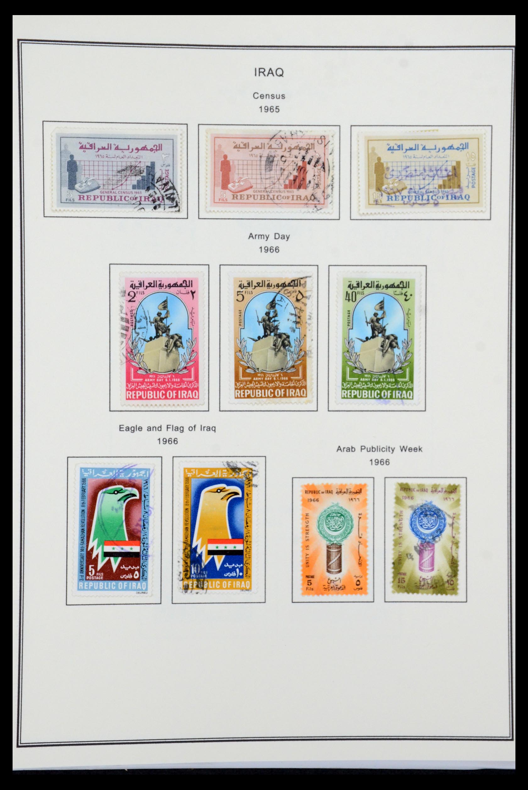 36306 027 - Postzegelverzameling 36306 Irak 1923-1969.