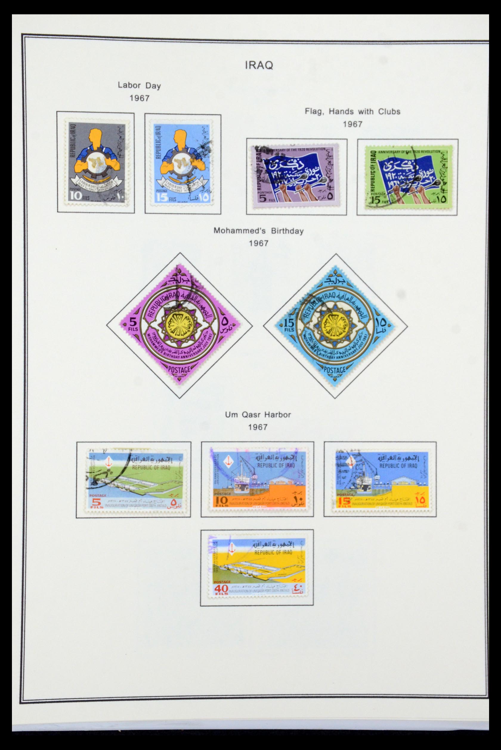36306 031 - Postzegelverzameling 36306 Irak 1923-1969.