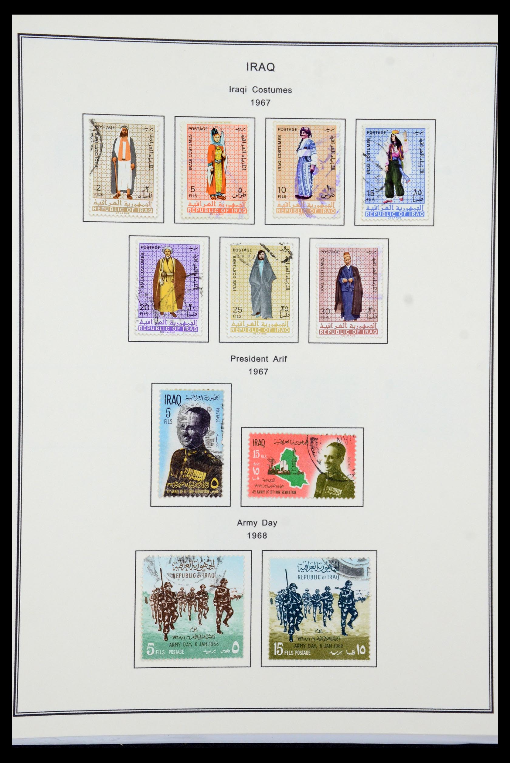 36306 032 - Postzegelverzameling 36306 Irak 1923-1969.