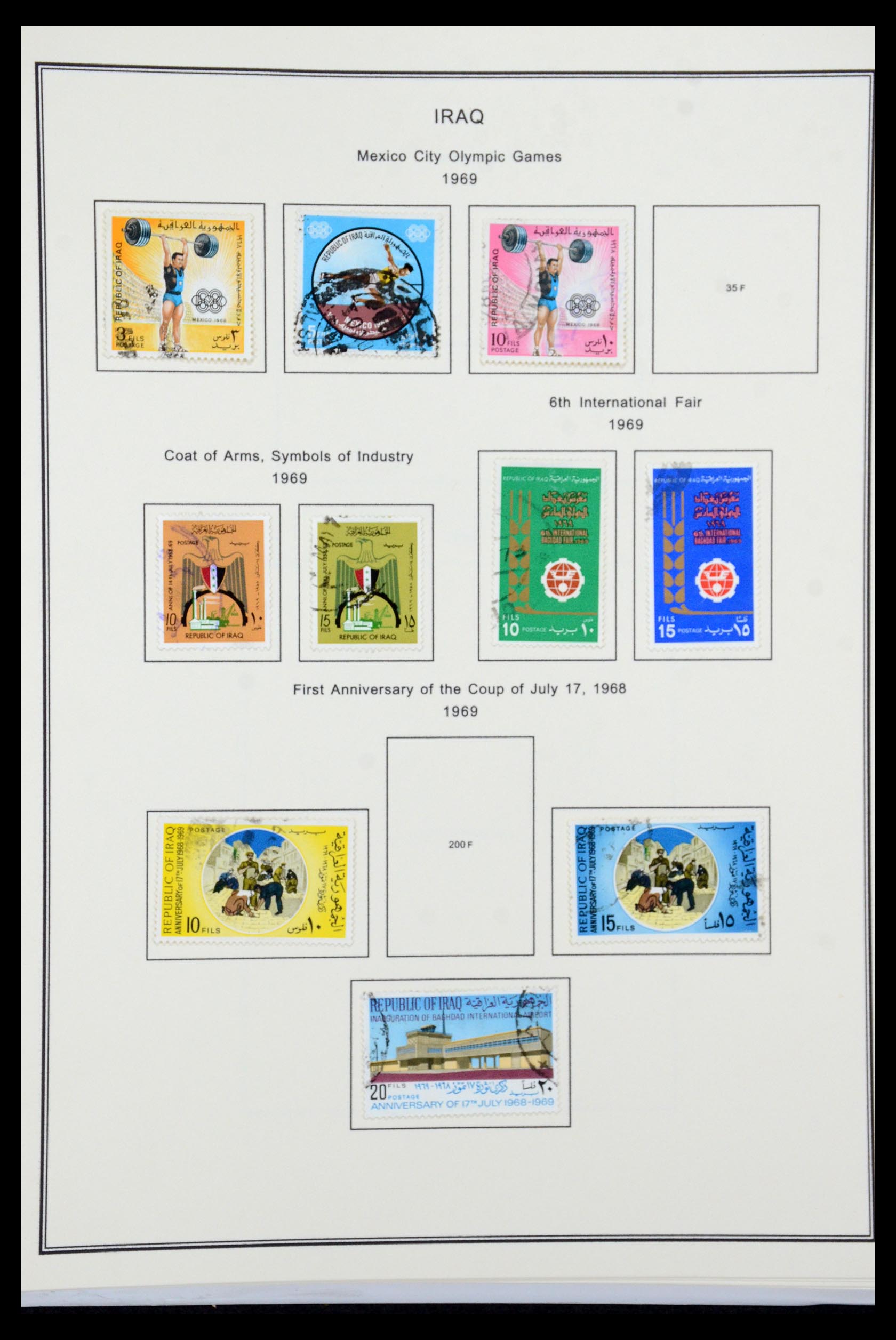 36306 038 - Postzegelverzameling 36306 Irak 1923-1969.