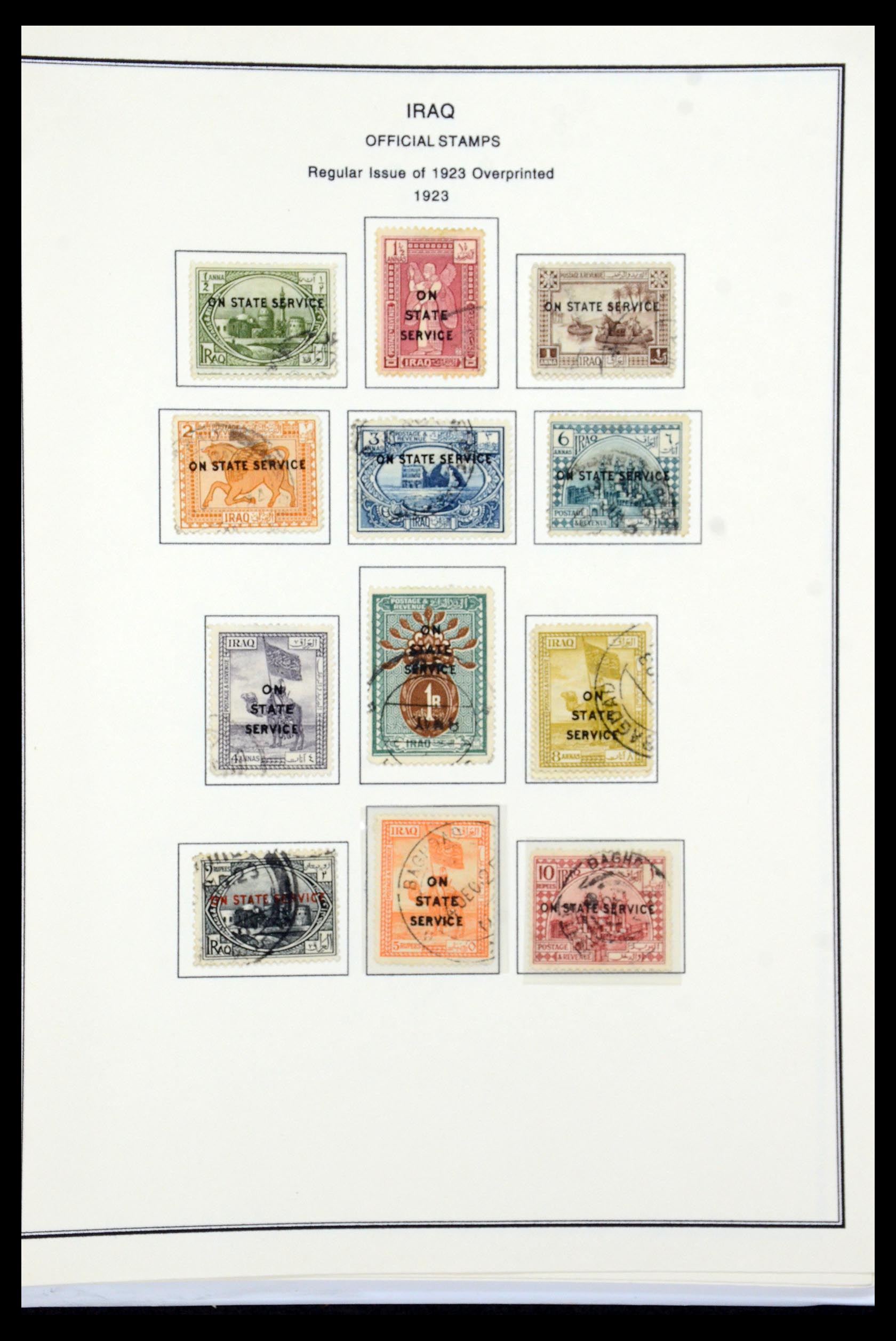 36306 051 - Postzegelverzameling 36306 Irak 1923-1969.