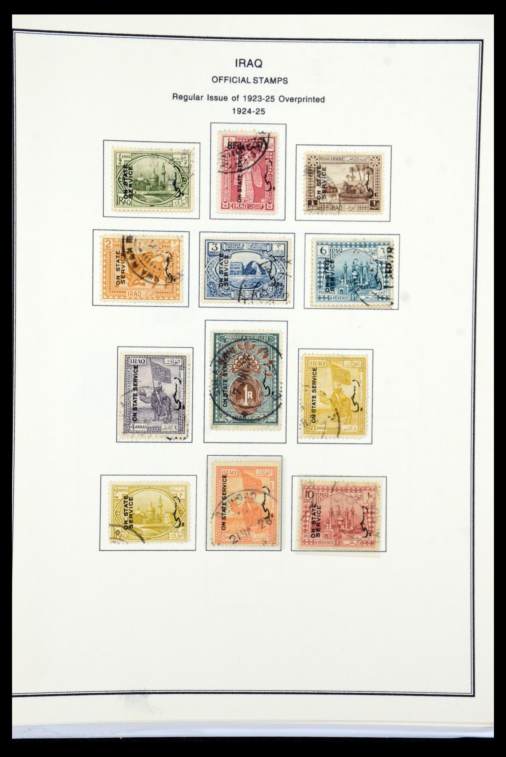 36306 052 - Postzegelverzameling 36306 Irak 1923-1969.