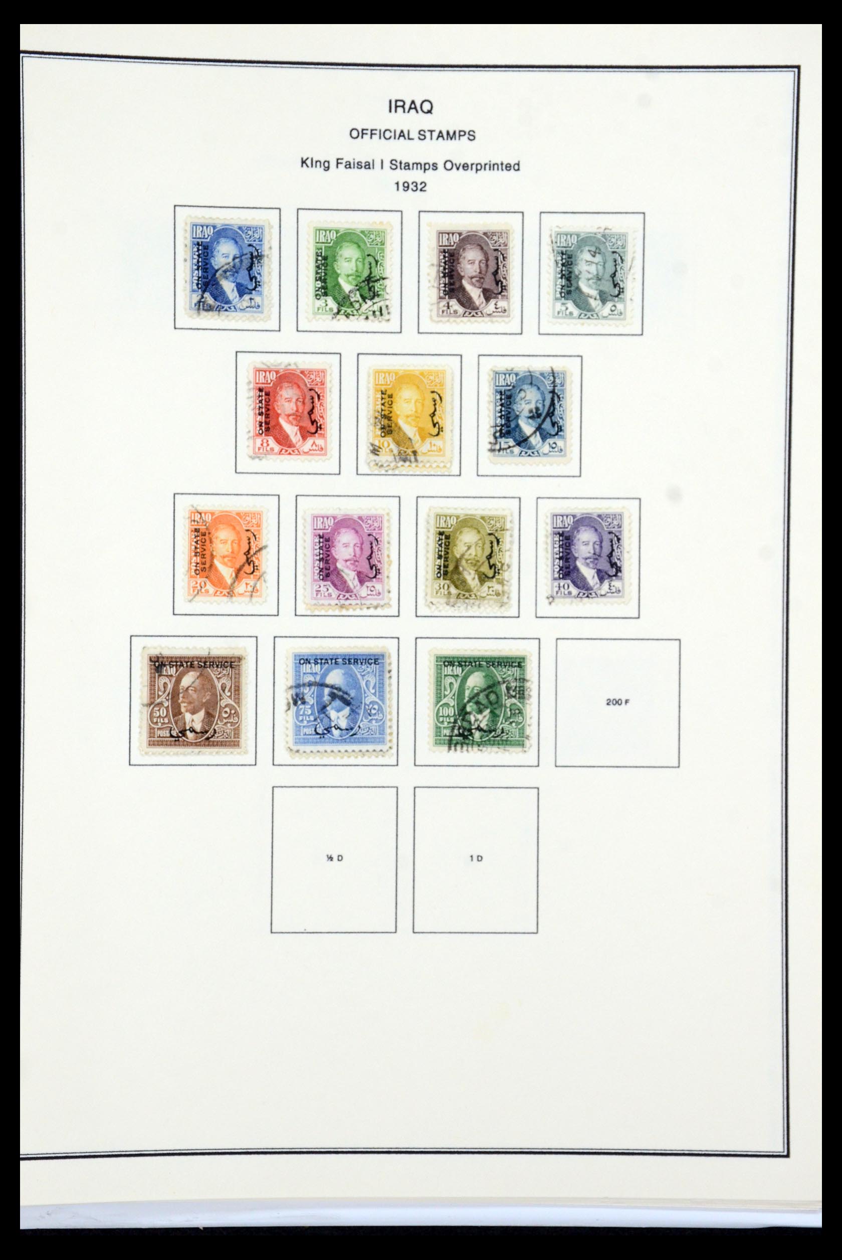 36306 055 - Postzegelverzameling 36306 Irak 1923-1969.