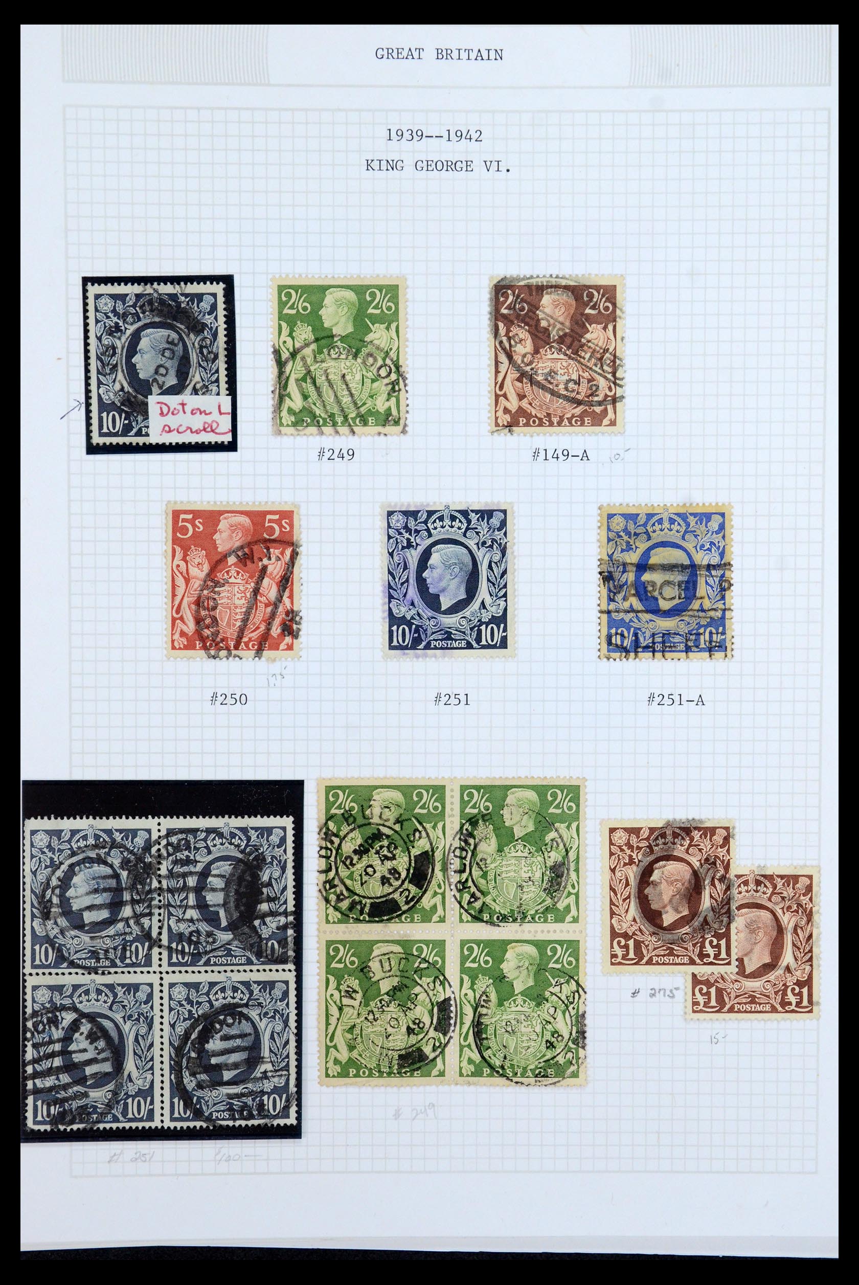 36308 005 - Postzegelverzameling 36308 Engeland 1935-2003.