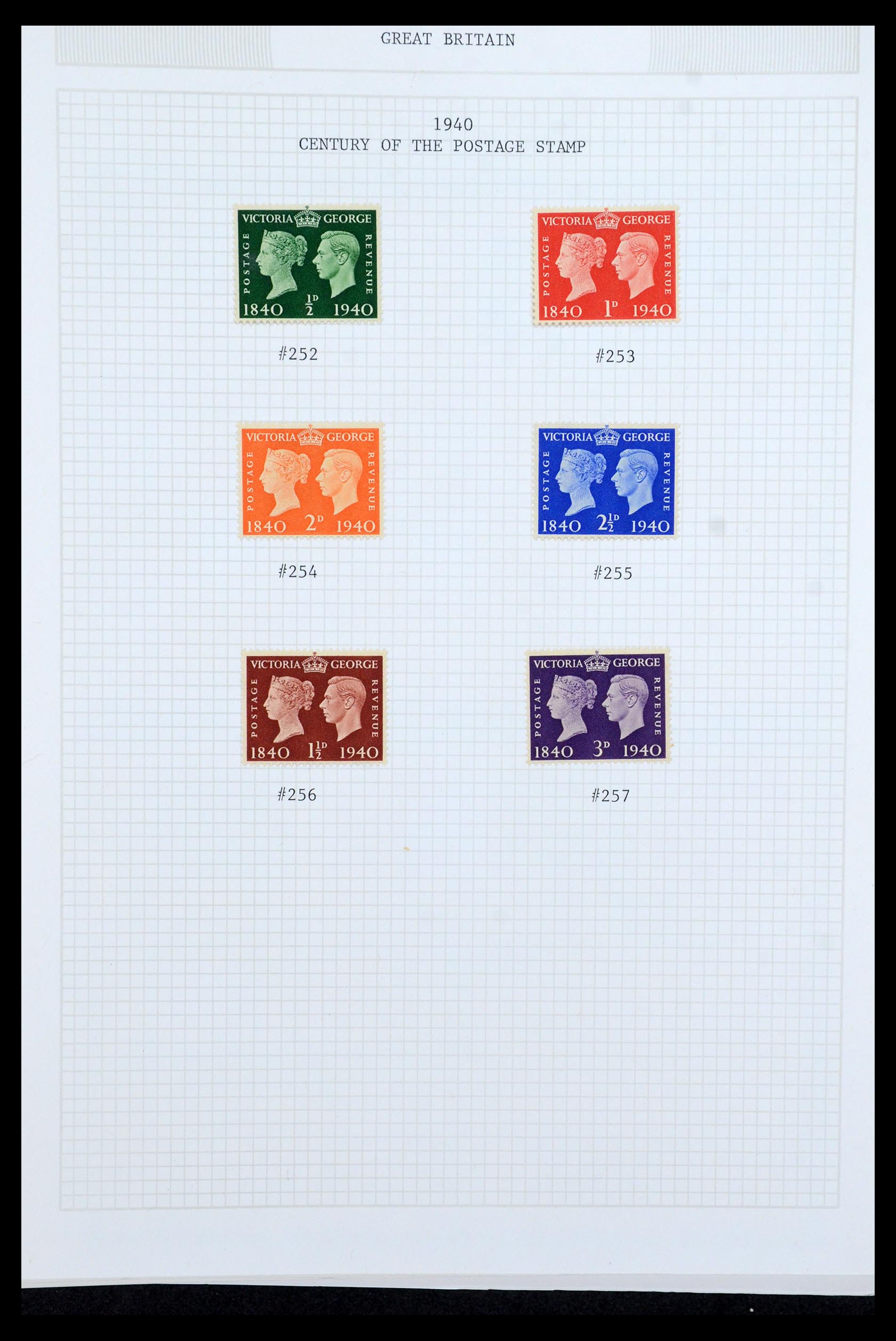 36308 006 - Postzegelverzameling 36308 Engeland 1935-2003.