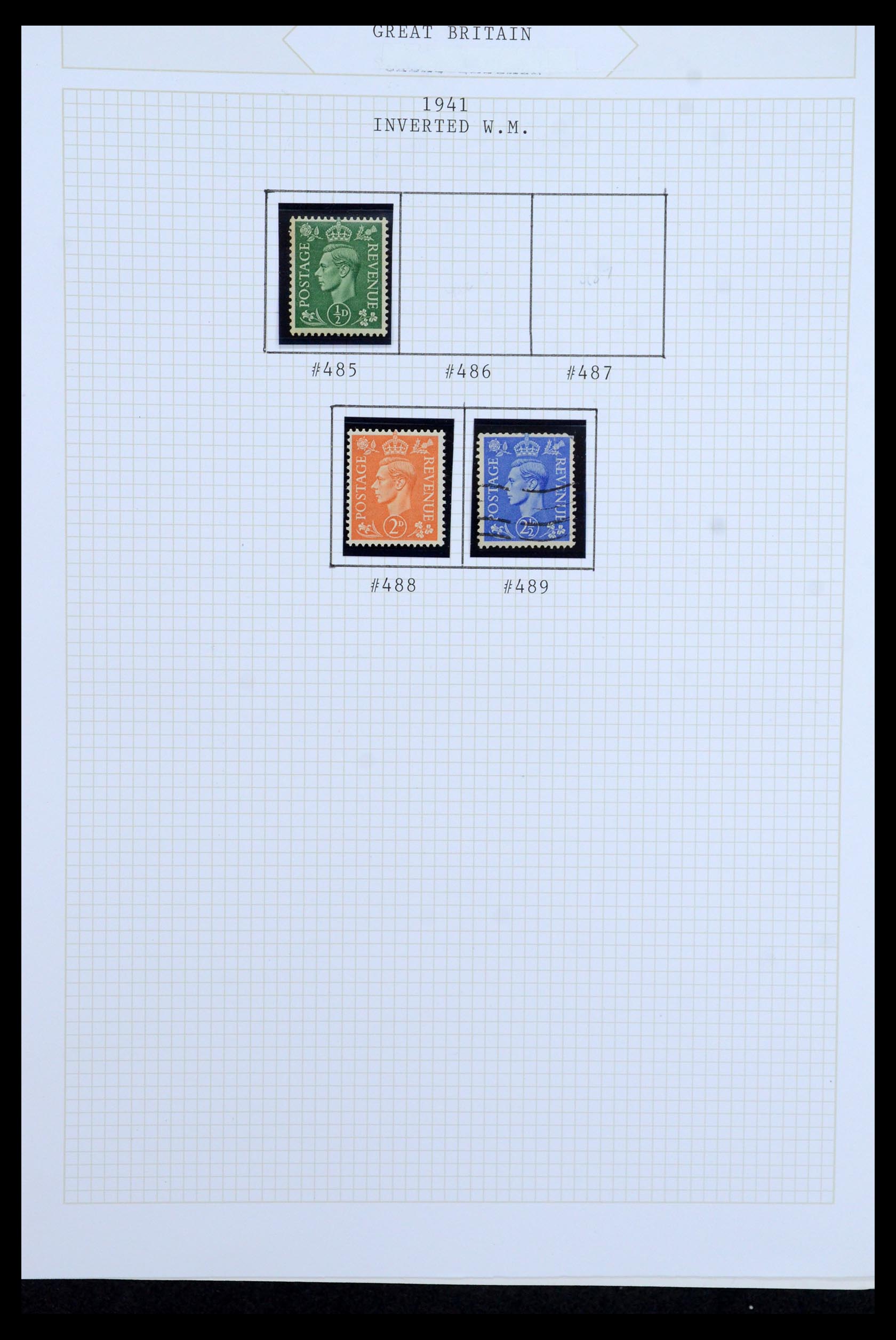 36308 011 - Postzegelverzameling 36308 Engeland 1935-2003.