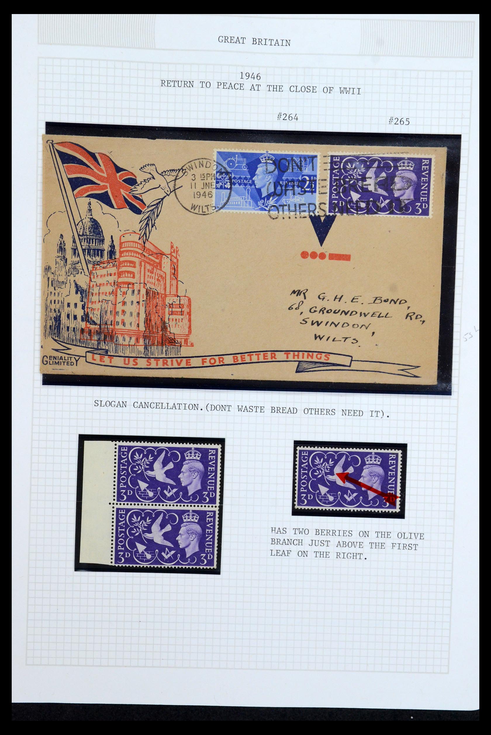 36308 012 - Postzegelverzameling 36308 Engeland 1935-2003.