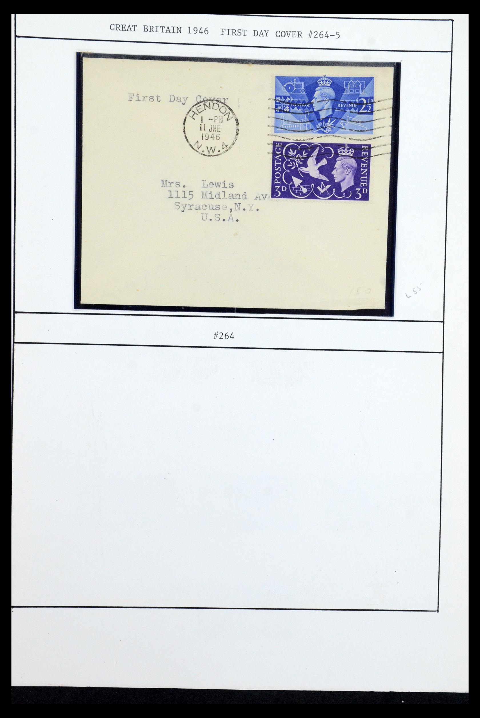 36308 013 - Postzegelverzameling 36308 Engeland 1935-2003.