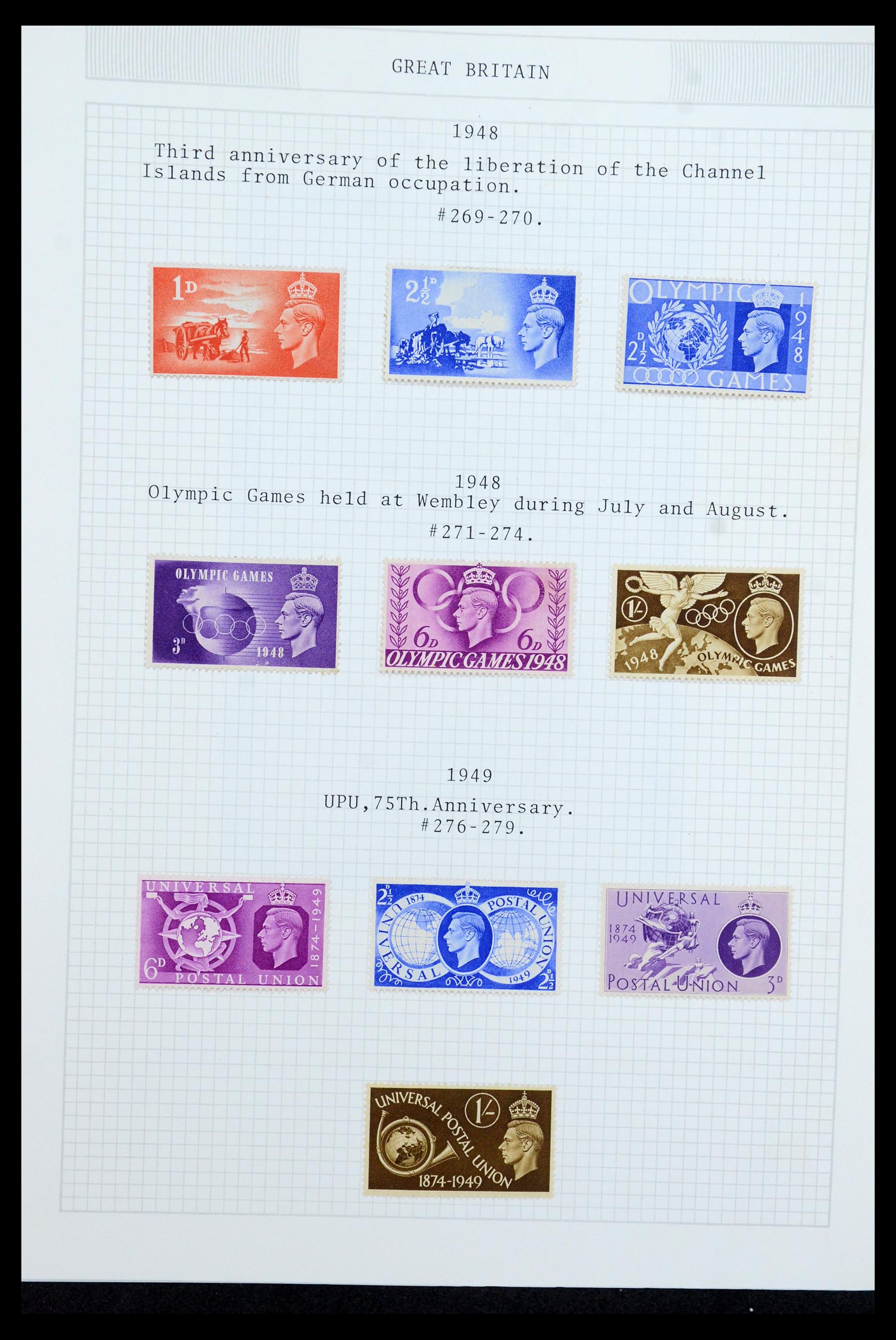 36308 014 - Postzegelverzameling 36308 Engeland 1935-2003.
